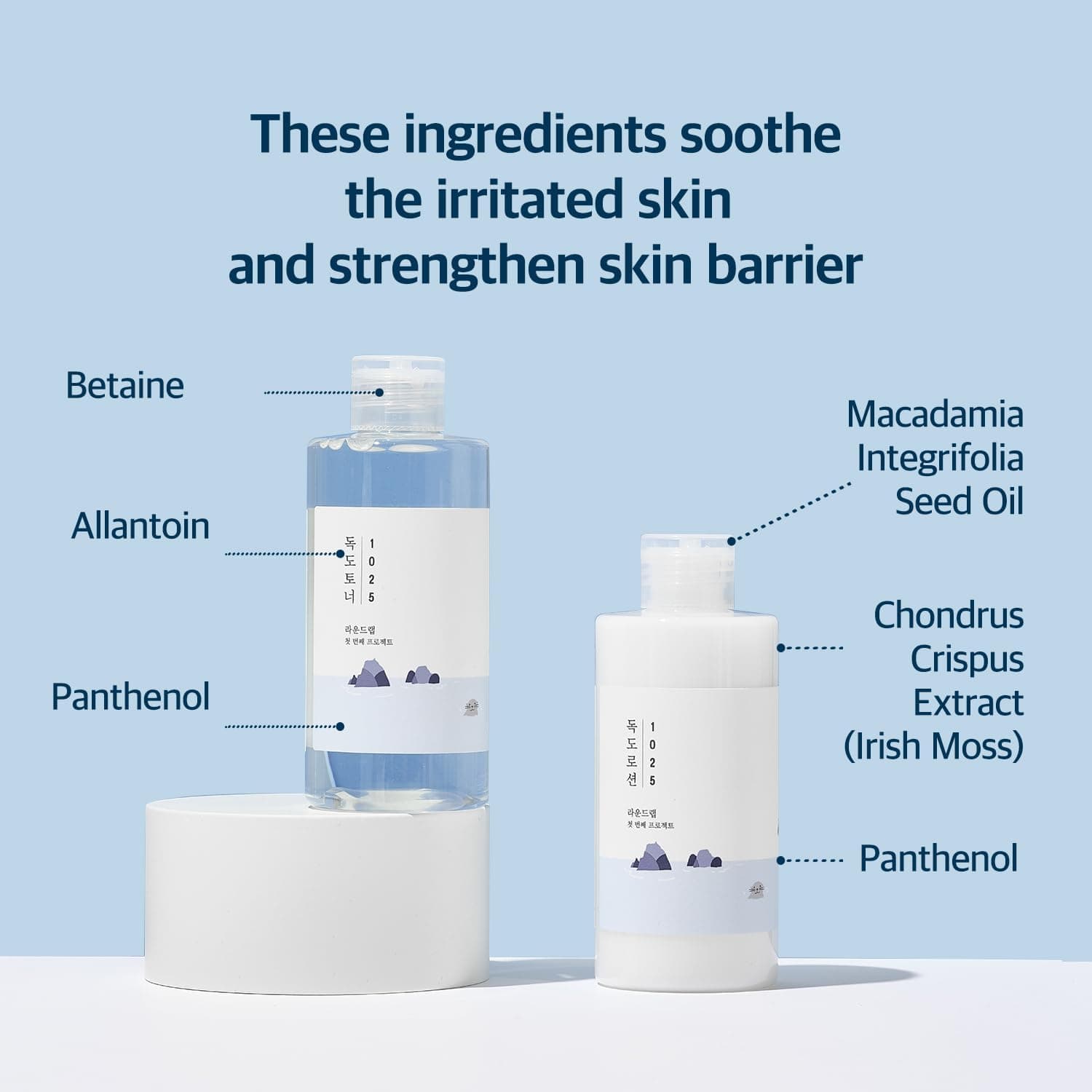 ROUND LAB 1025 Dokdo Toner 200 ml + Dokdo Lotion 200 ml