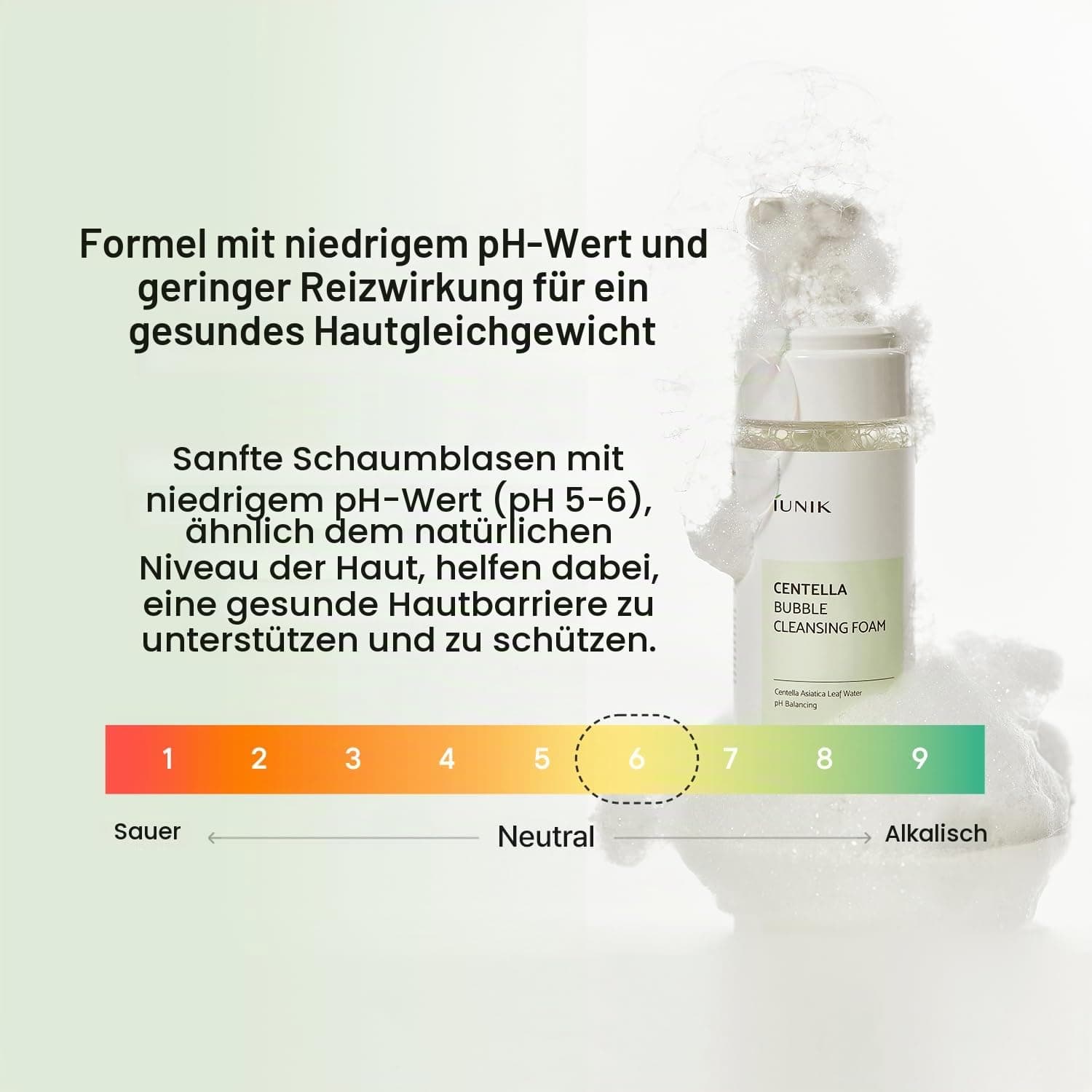 iUNIK Centella Bubble Cleansing Foam 150 ml