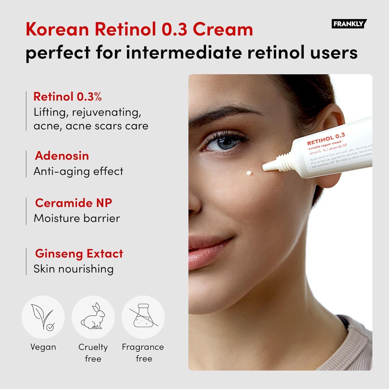 FRANKLY Retinol 0,3% Krēms