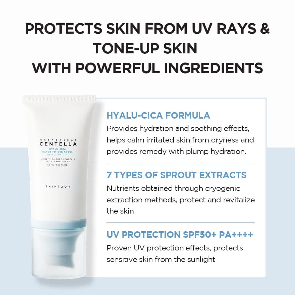 SKIN1004 Madagascar Centella Hyalu-Cica Water-Fit Sun Serum Set