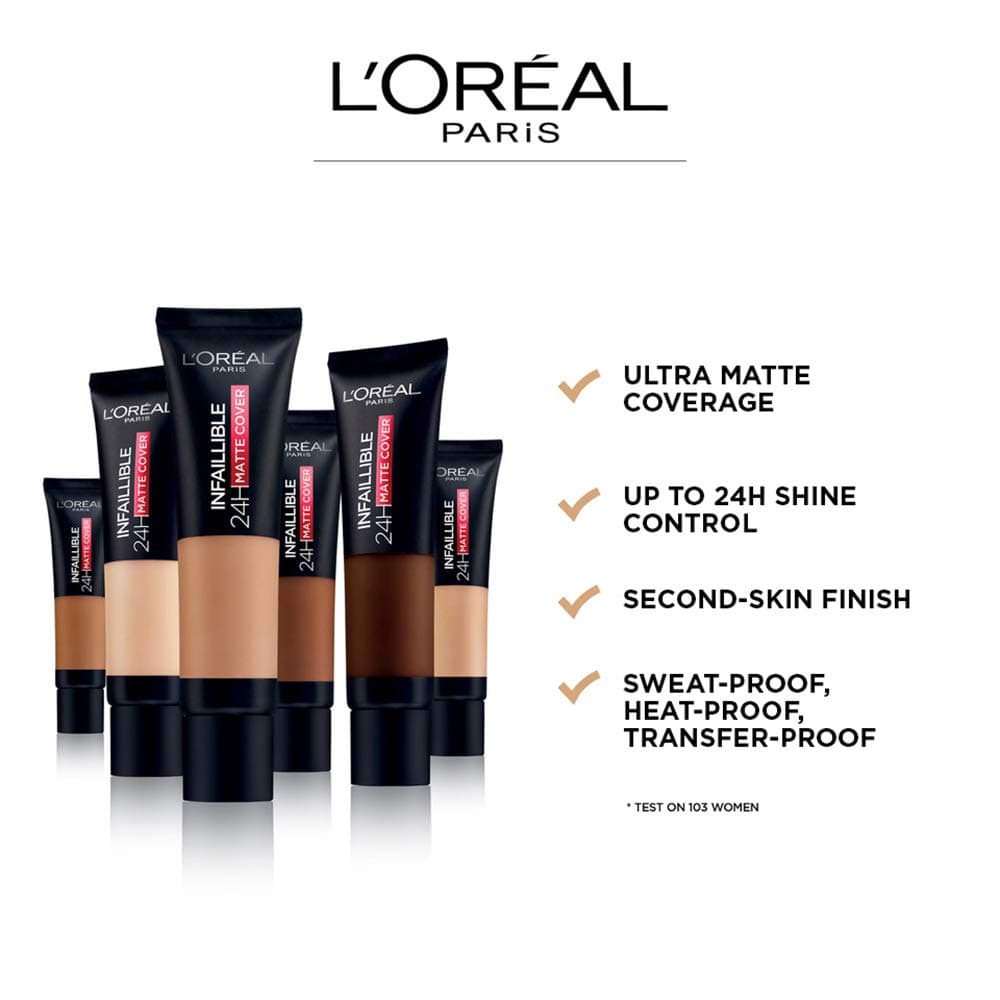 L'Oréal Paris Infaillible 24H Matte Cover 385 Cacao Foundation