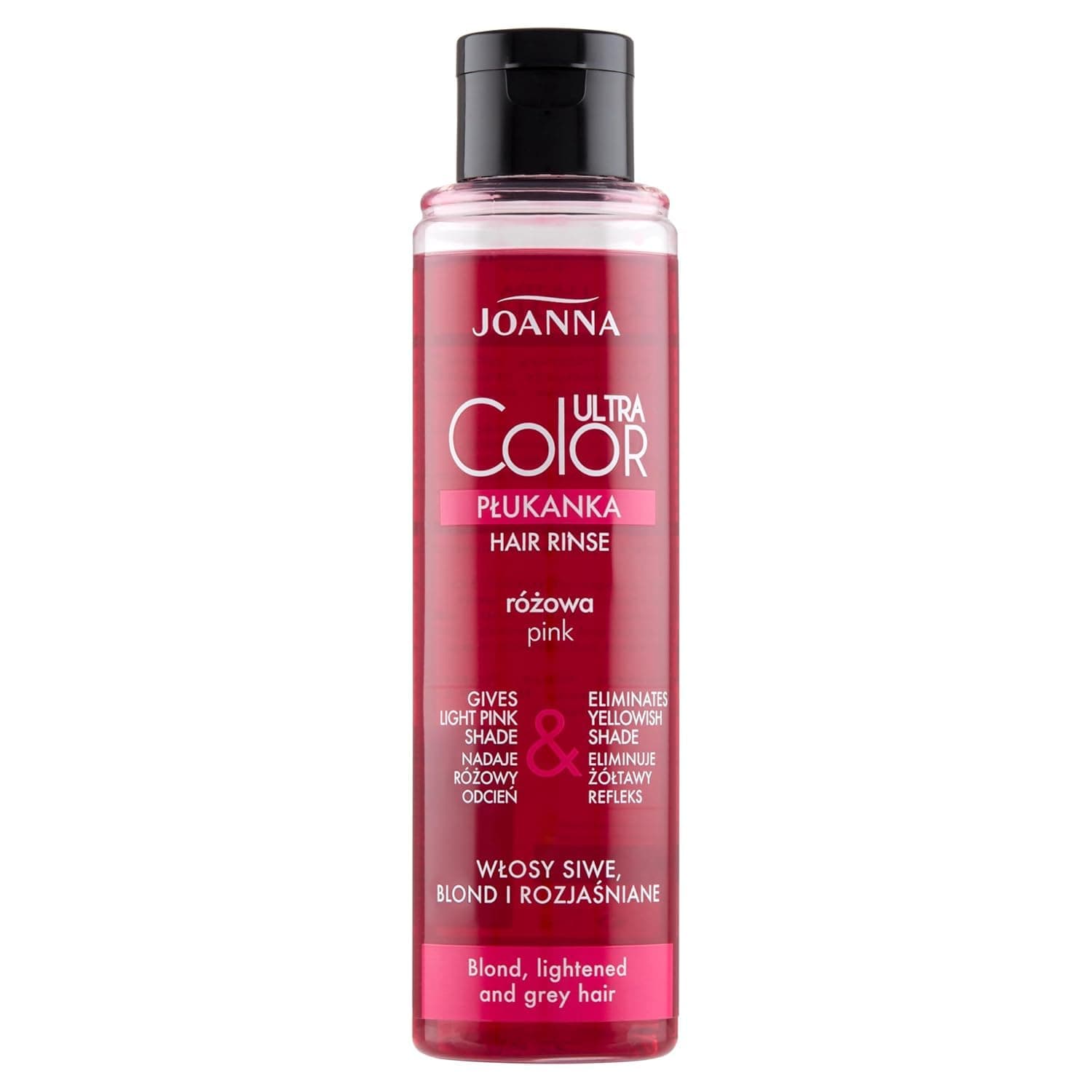 Joanna Ultra Color - Rozā krāsojošā balzams blondiem un gaišiem matiem - Pasteļrozā/Pink