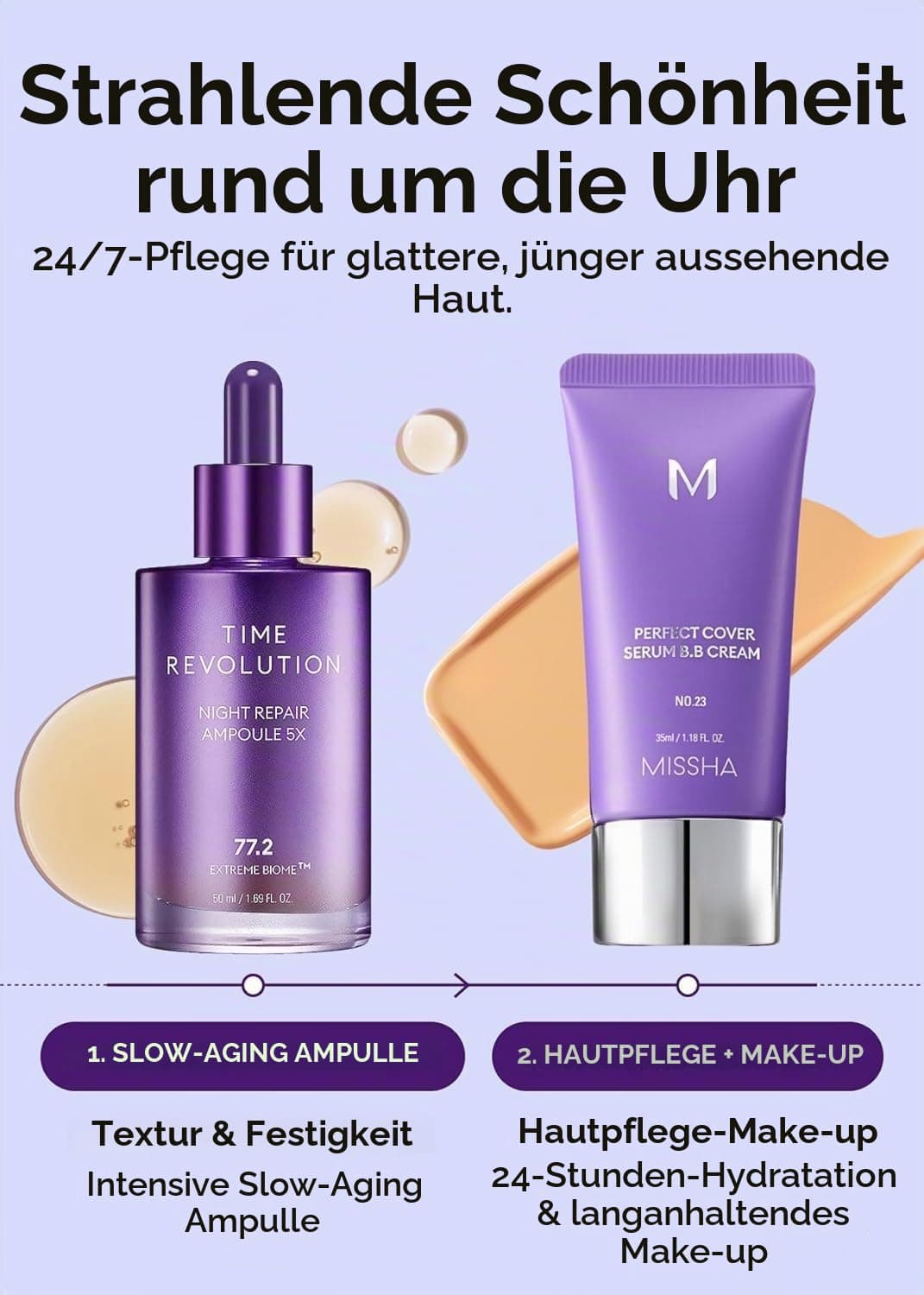 MISSHA Time Revolution Night Repair sejas serums (5. paaudze)