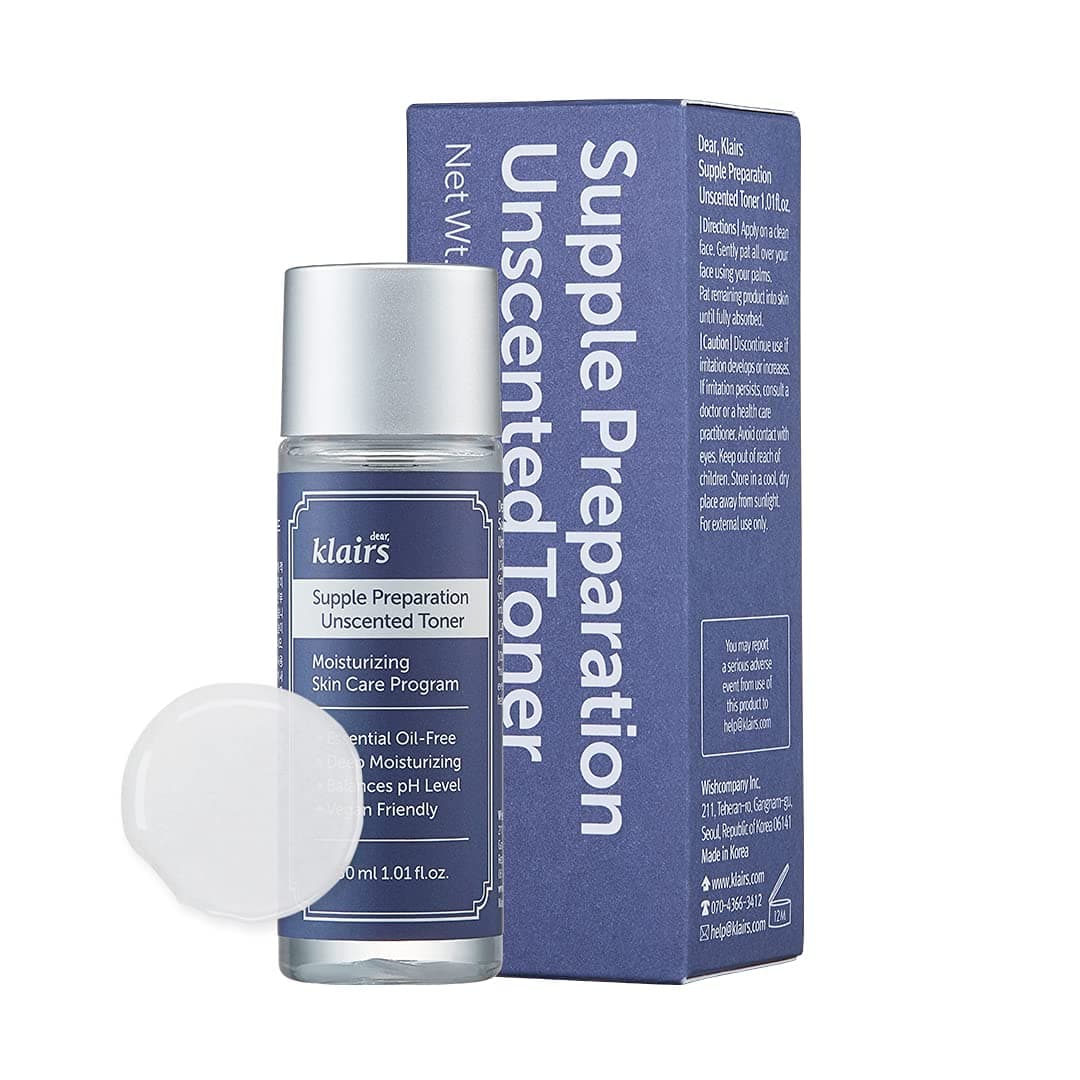 DearKlairs Supple Preparation mit Feuchtigkeit angereichert, parfümfrei, 30 ml