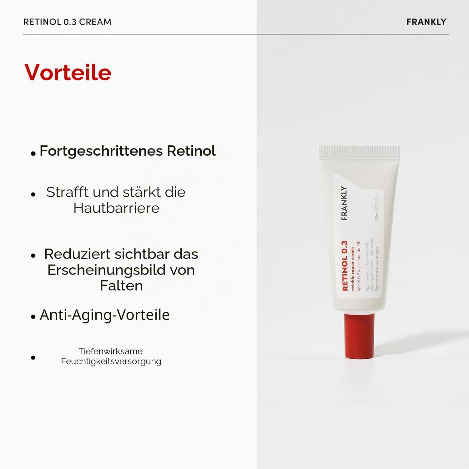 FRANKLY Retinol 0,3% Krēms