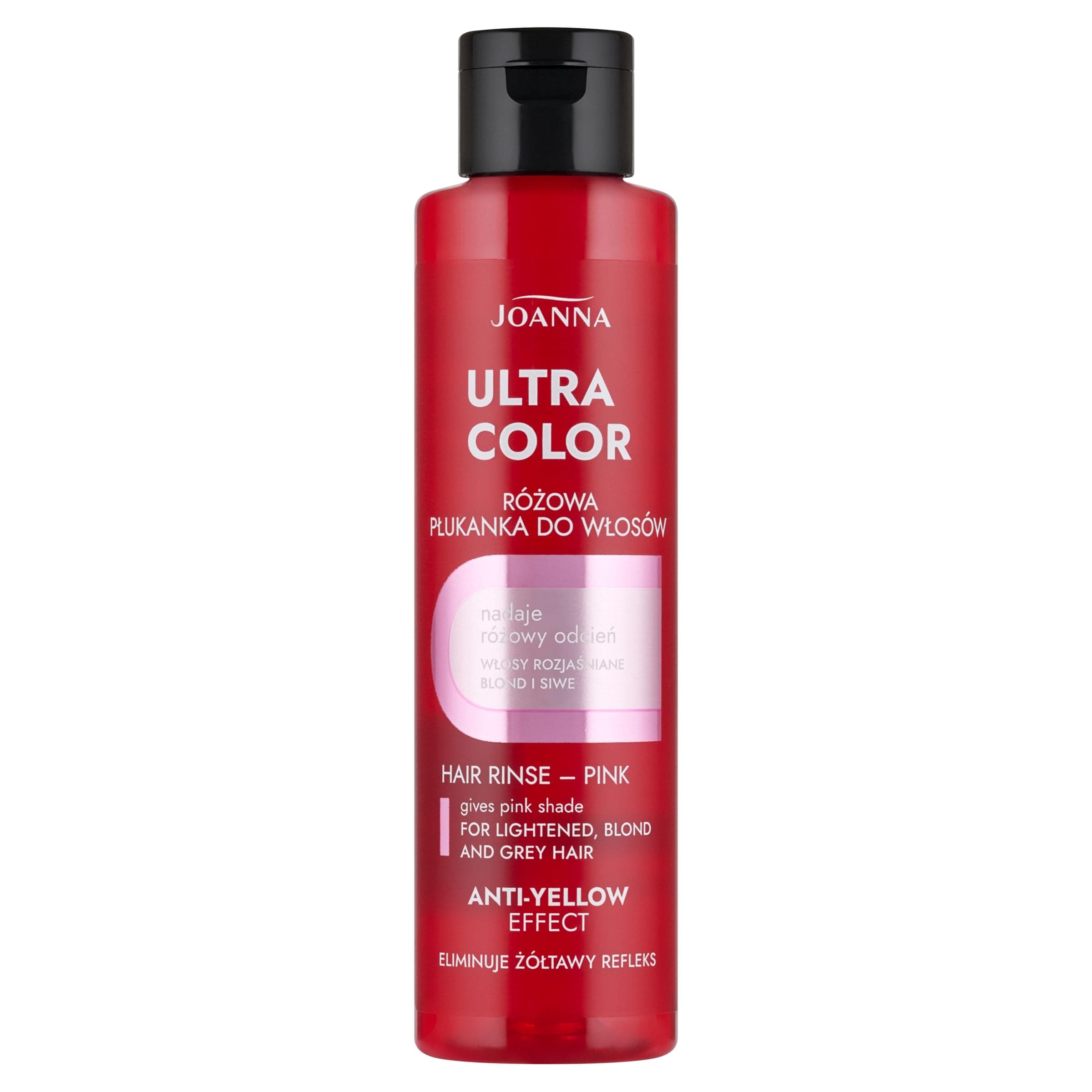 Joanna Ultra Color - Rozā krāsojošā balzams blondiem un gaišiem matiem - Pasteļrozā/Pink