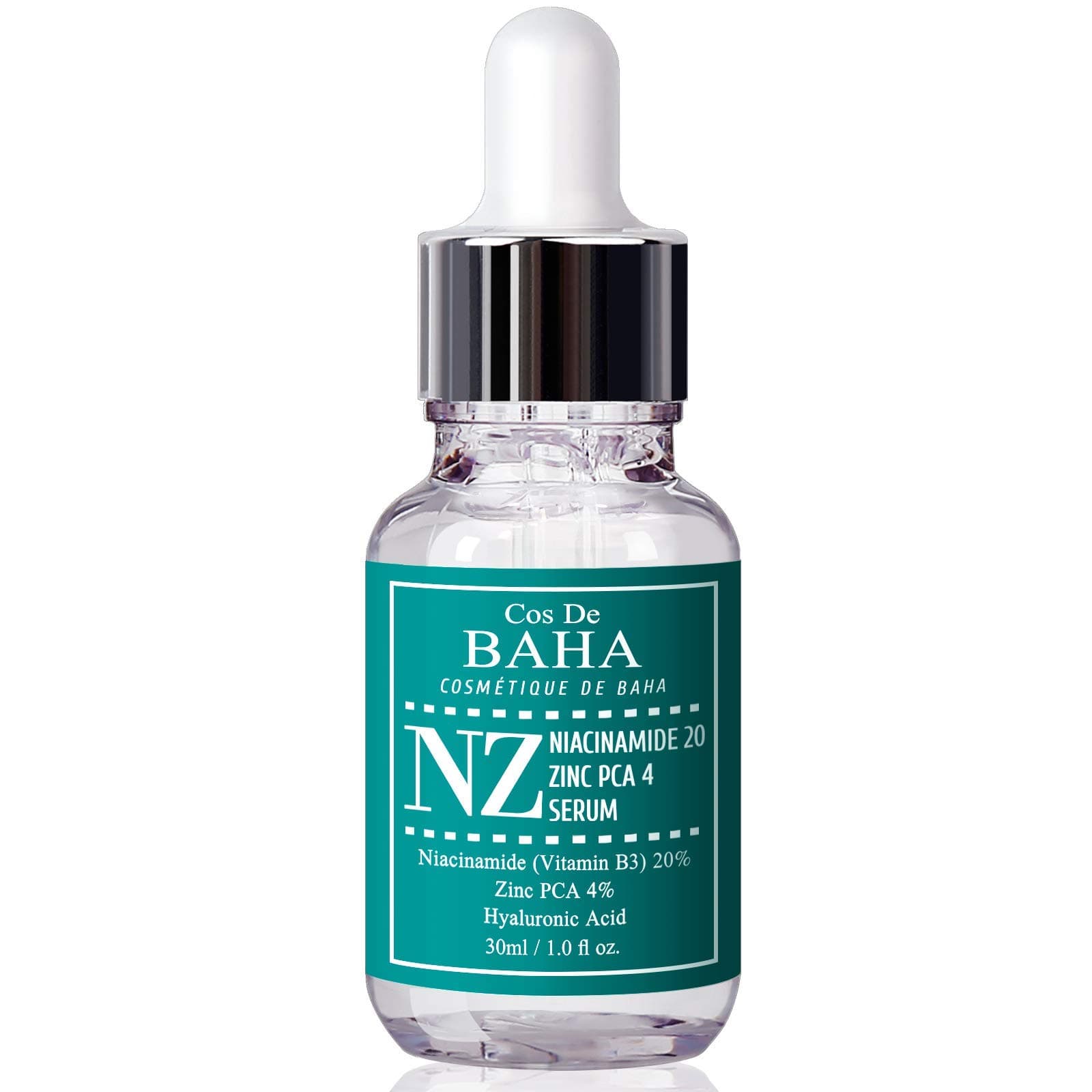 Cos De BAHA serums ar 20% Niacinamīdu un 4% Cinka PCA