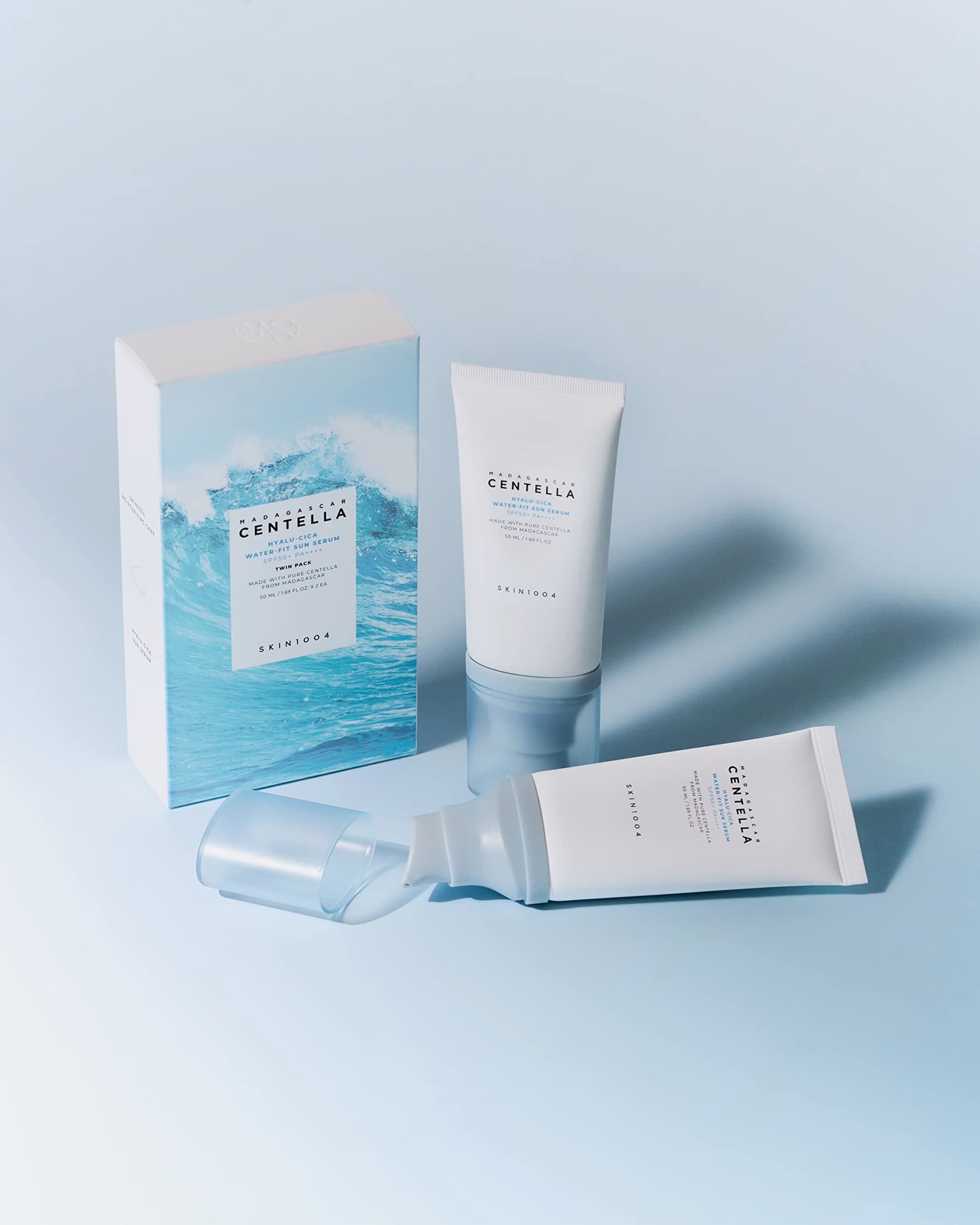 SKIN1004 Madagascar Centella Hyalu-Cica Water-Fit Sun Serum Set