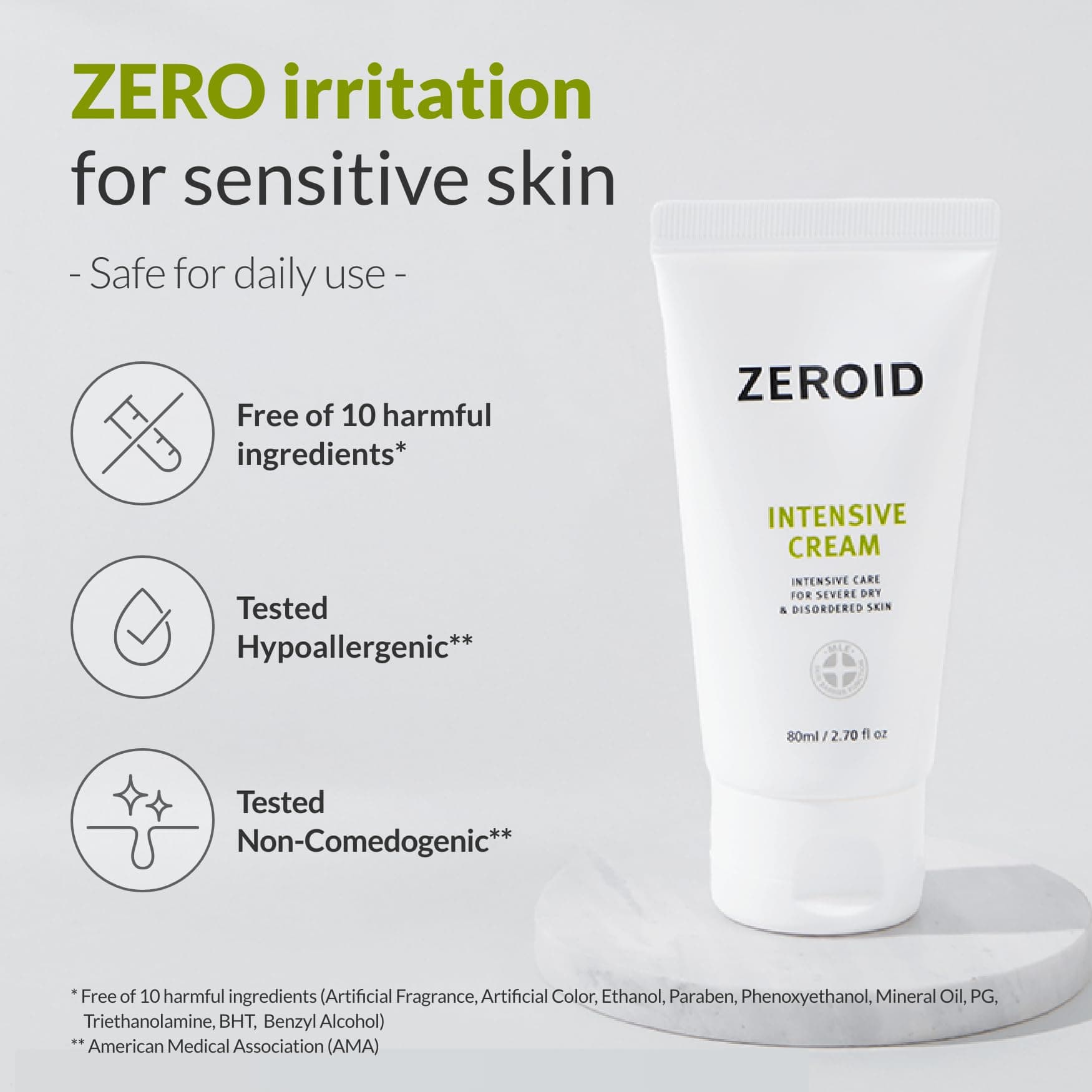 ZEROID Intensivcreme - Intensīva kopšana ādai