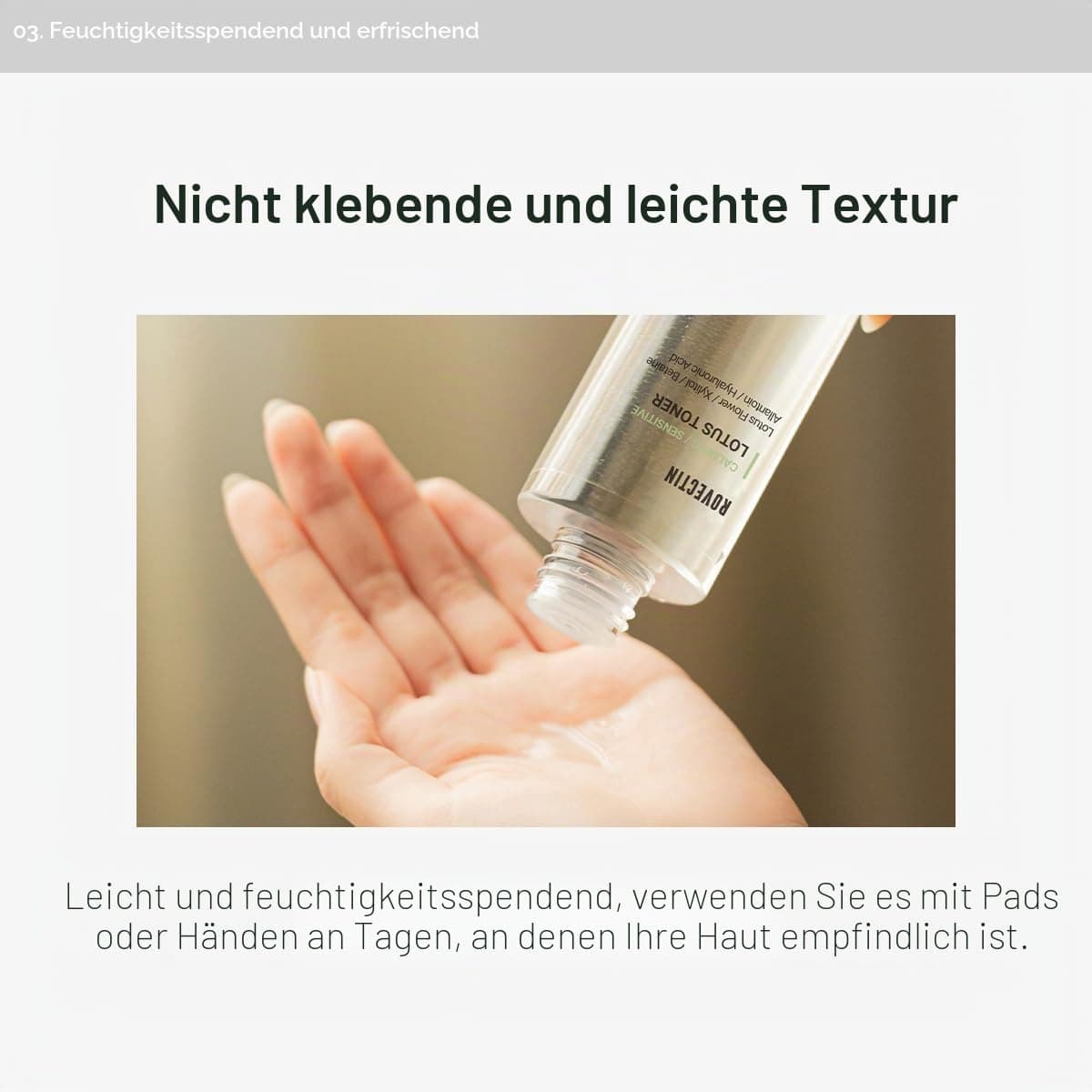 Rovectin Clean Lotus Calming Toner