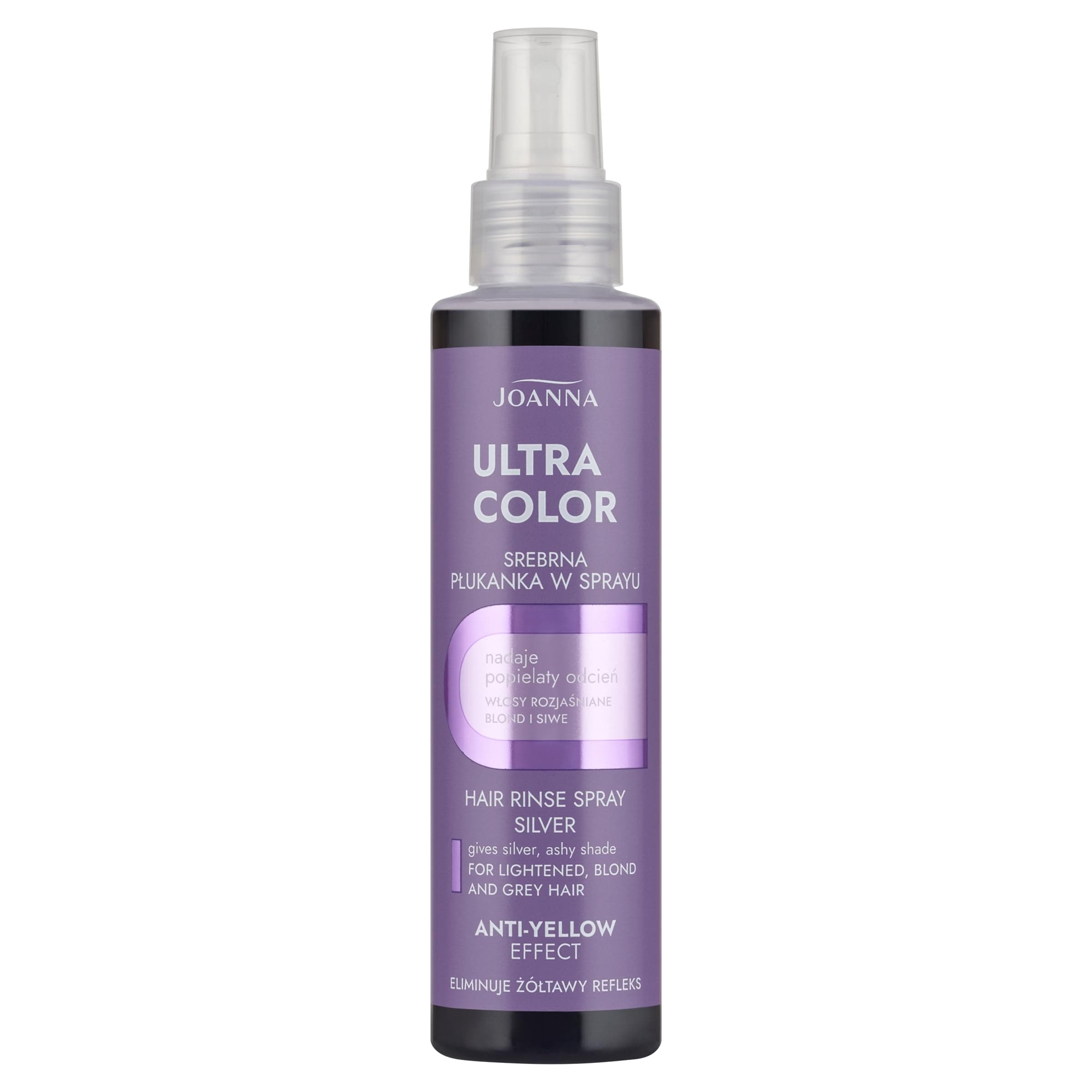Joanna Ultra Color Silver Spray – Krāsu balzams blondiem matiem