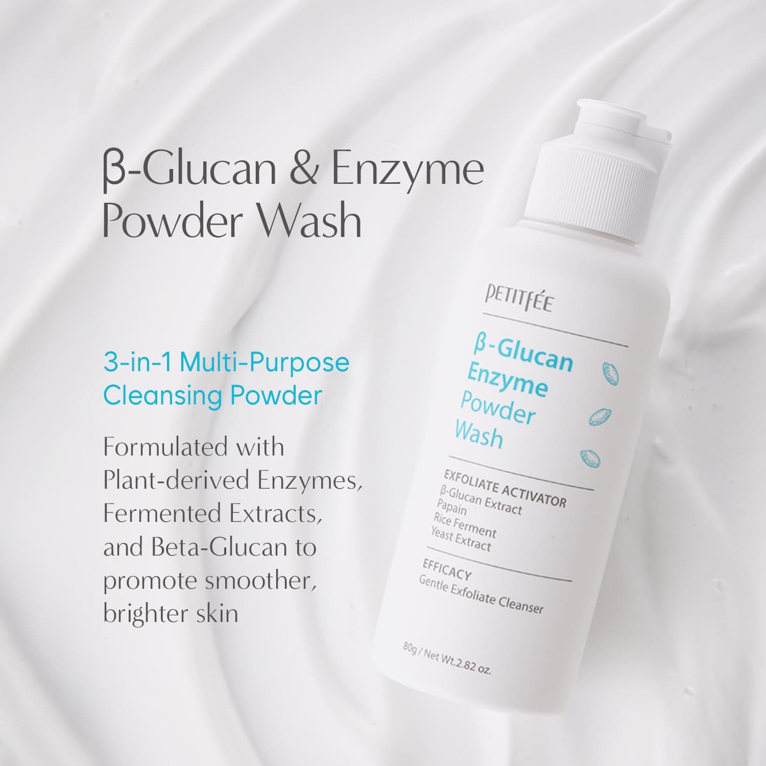 PETITFEE β-Glucan Enzyme Powder Wash
