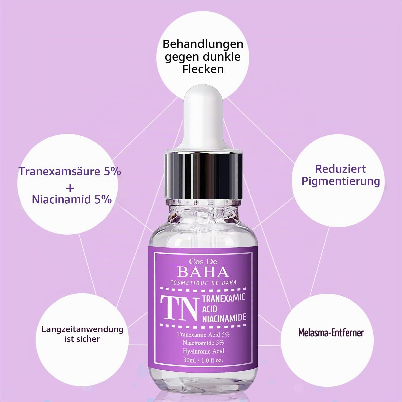 Cos De BAHA Tranexamic Acid 5% Serum ar Niacinamide 5%