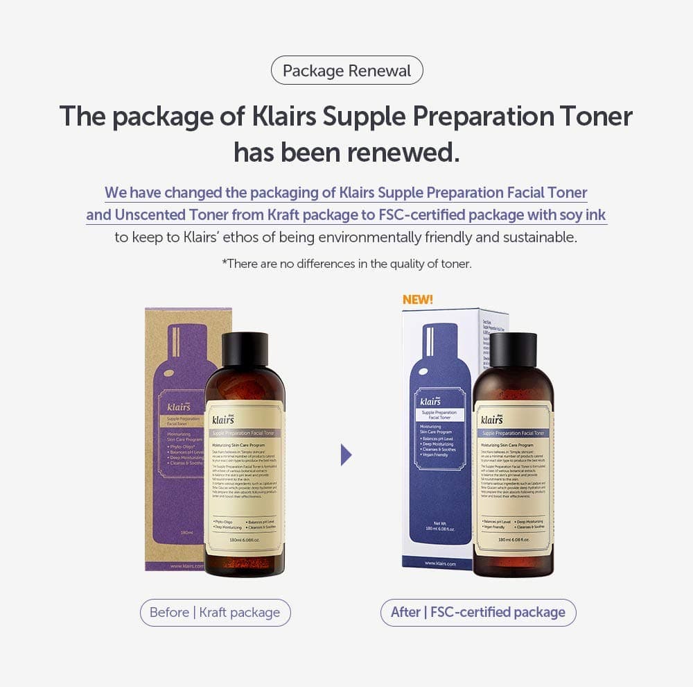 DearKlairs Supple Preparation mit Hyaluronsäure Gesichtswasser