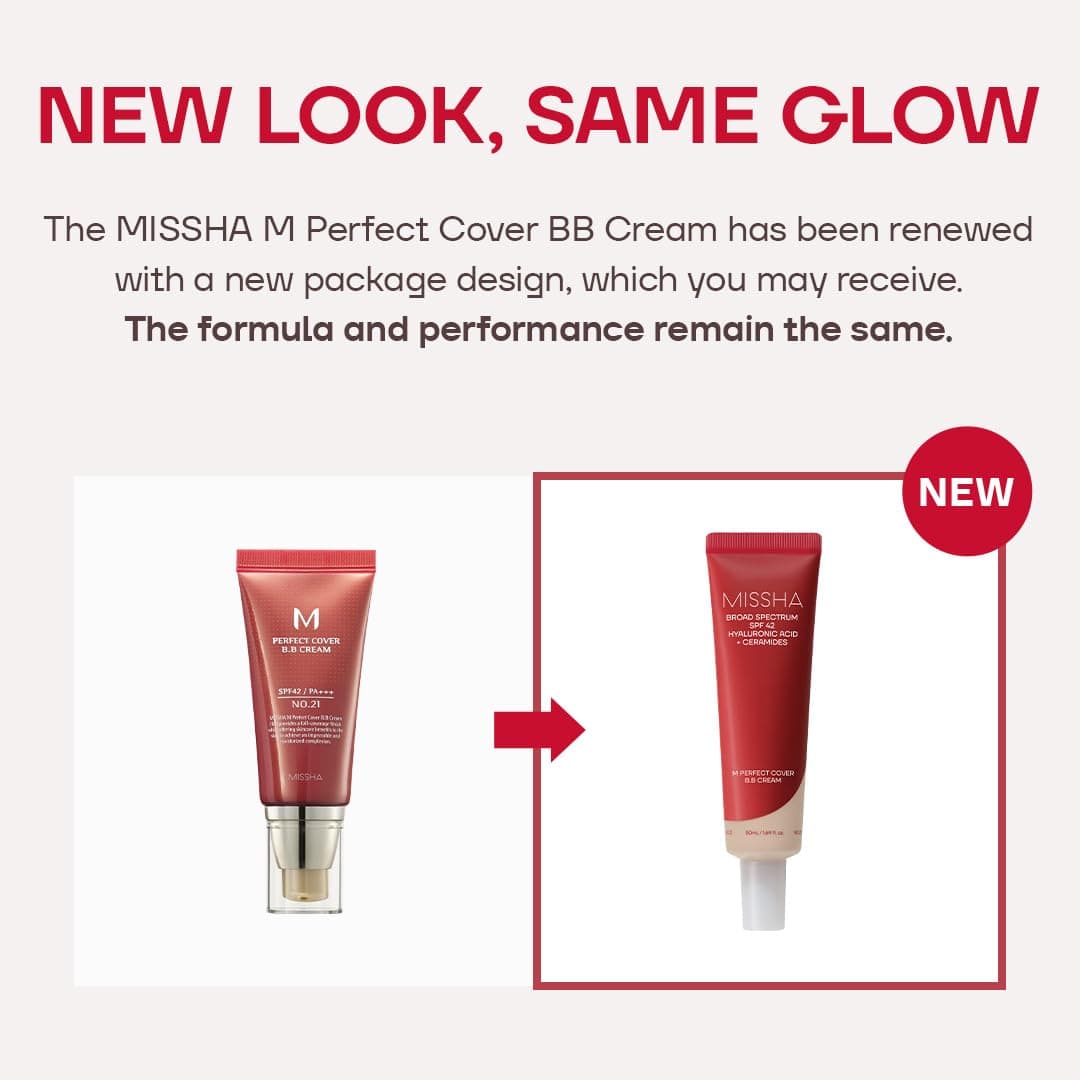 MISSHA M Perfect Cover BB Cream SPF42/PA+++ Nr. 29 Caramel Beige, 50 ml
