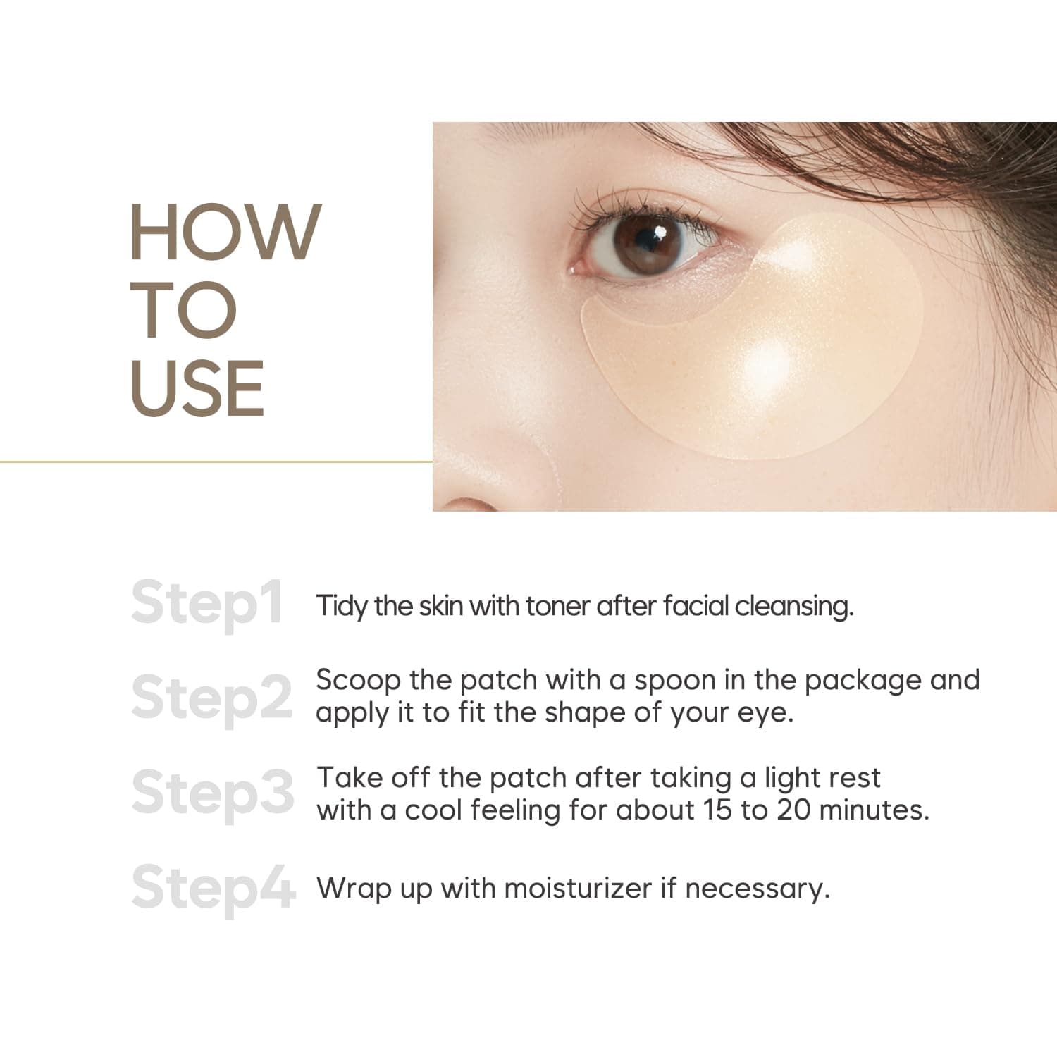 Petitfee Gold & Snail Hydrogel Augenklappen
