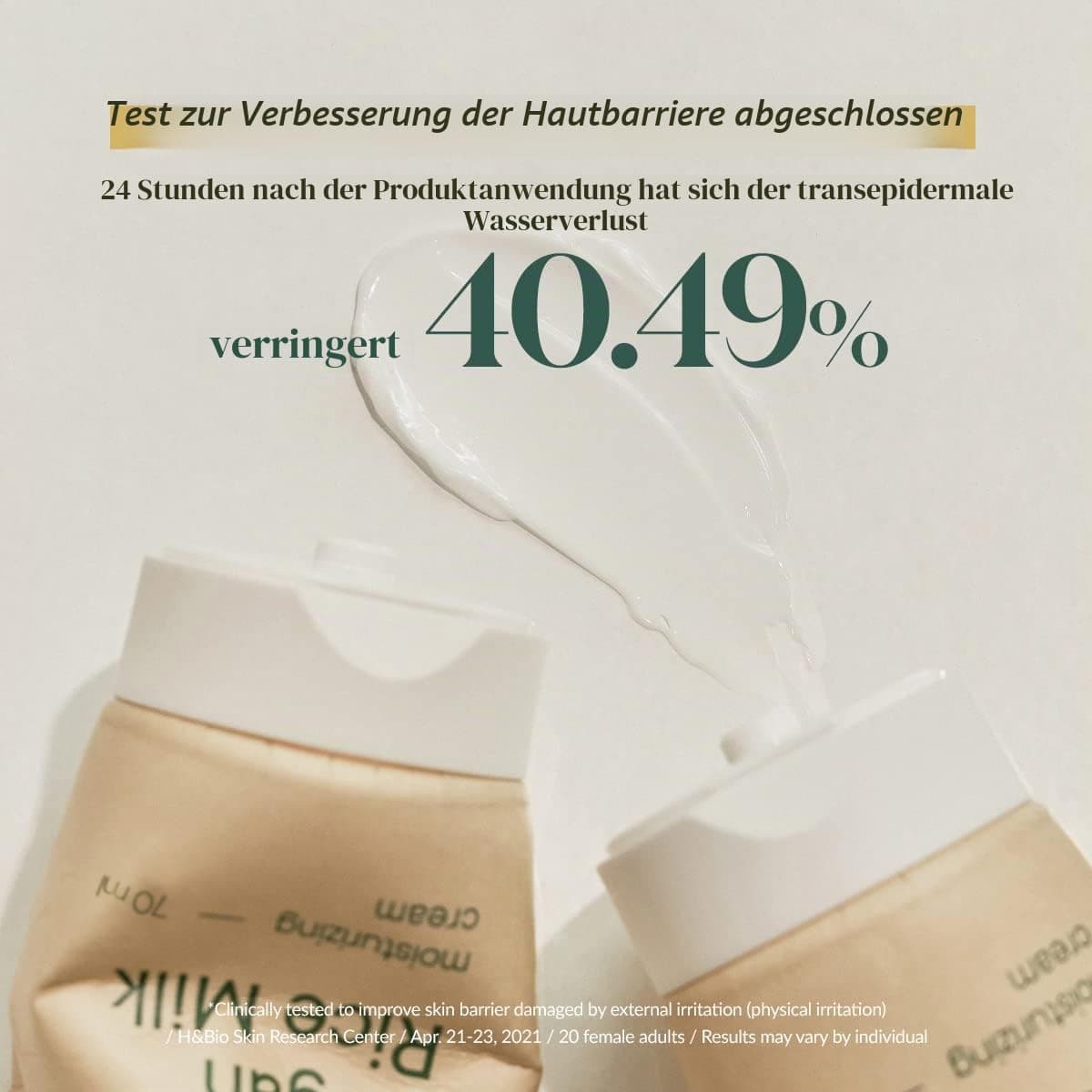 GOODAL Vegane Reismilch Mitrinošais Krēms