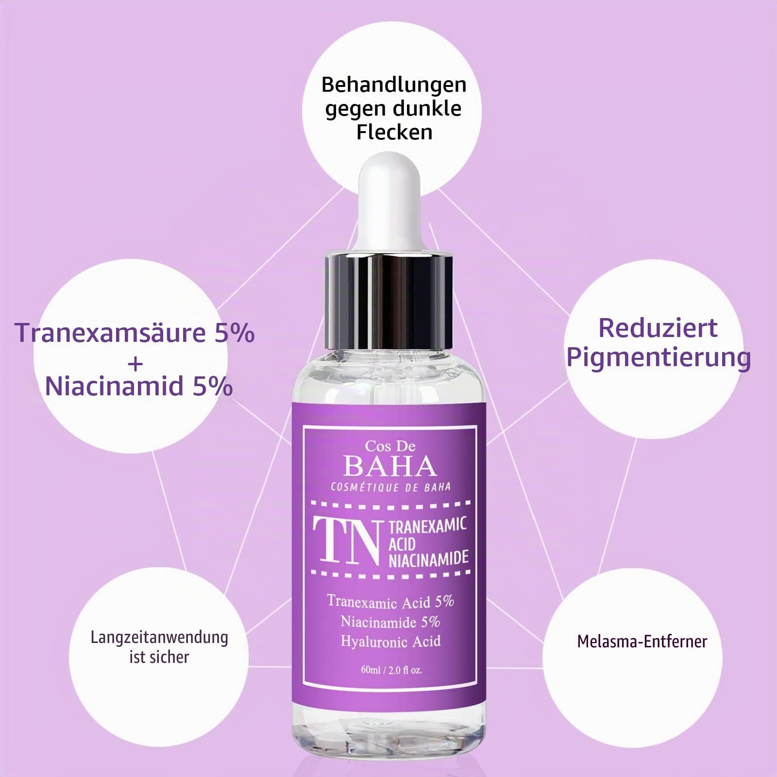 Cos De BAHA Traneksamskābes 5% Serums ar Niacinamīdu 5%