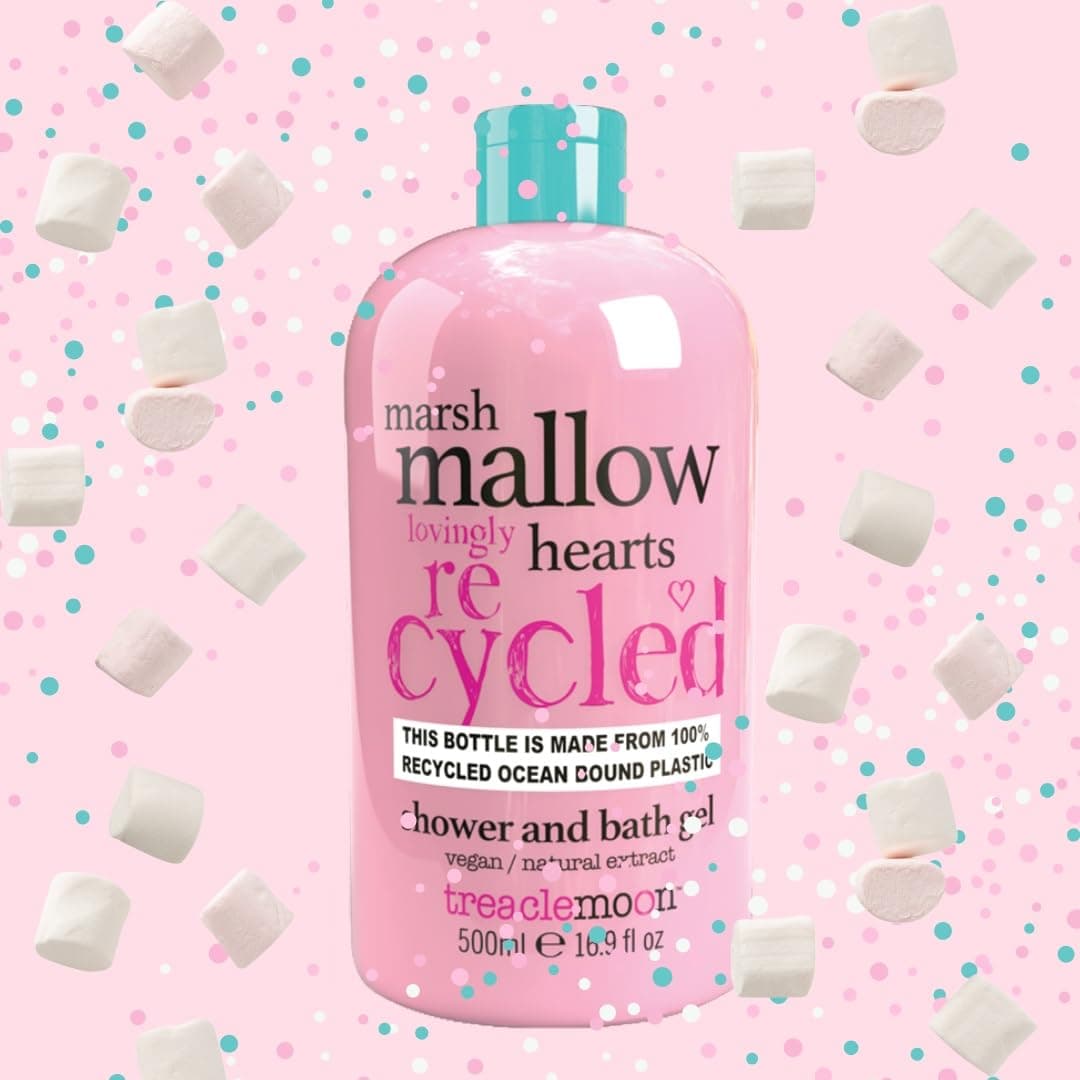 Treaclemoon marsh mallow hearts bath and shower gel 500 ml/UK Version
