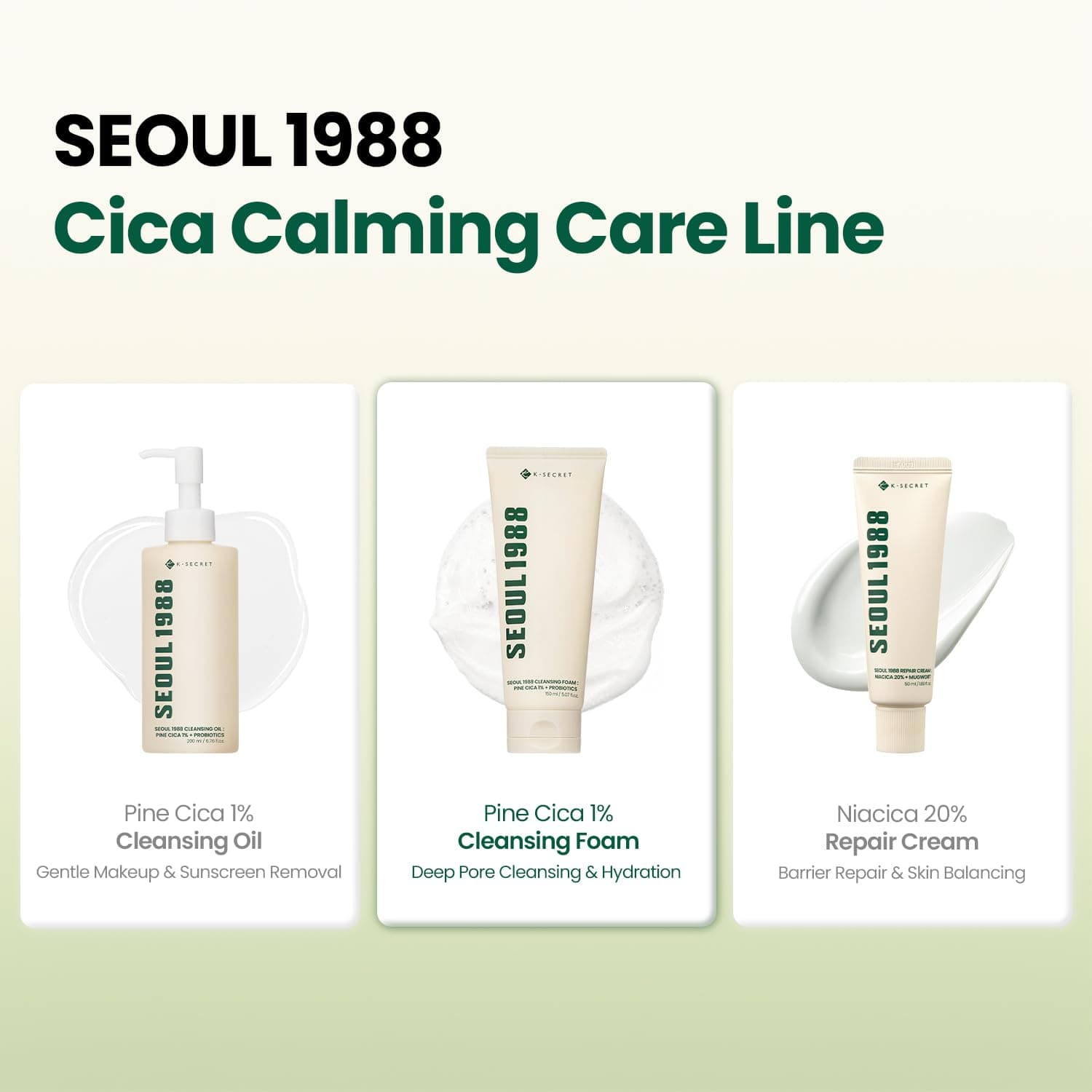 K-SECRET Seoul 1988 Cica attīrošās putas