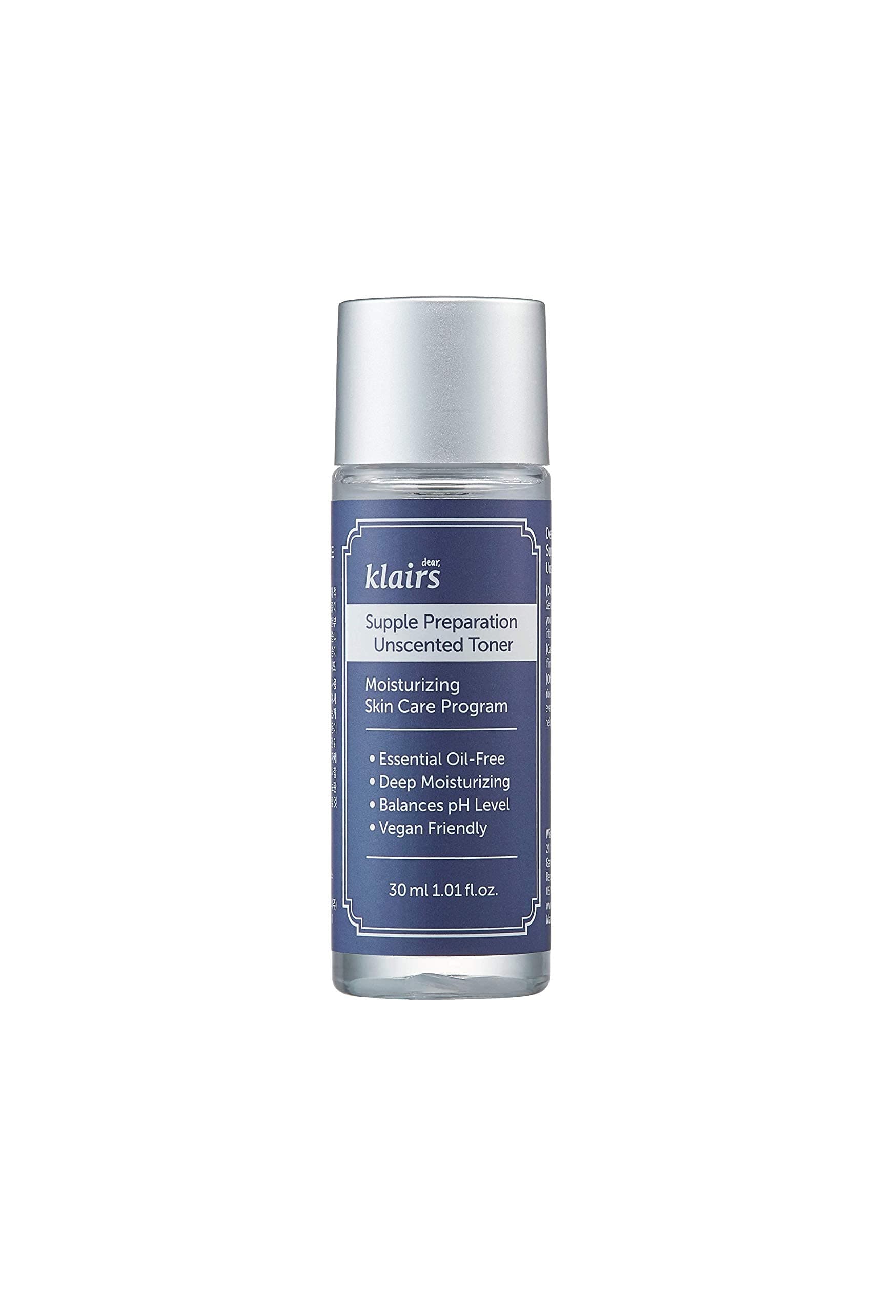 DearKlairs Supple Preparation mit Feuchtigkeit angereichert, parfümfrei, 30 ml