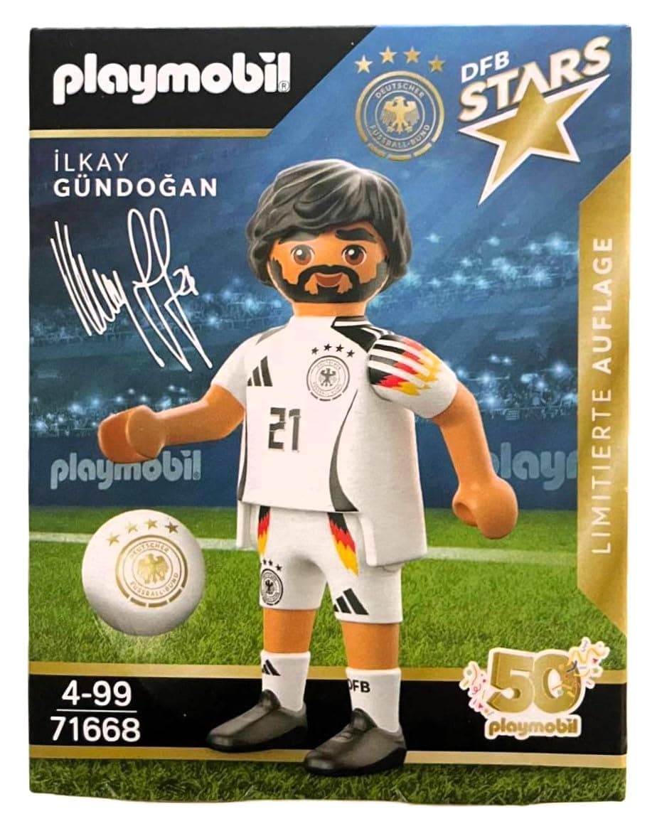 PLAYMOBIL DFB Stars Spēlētāju figūriņas - Ilkay Gündogan (Limitēta EM 2024 kolekcija)