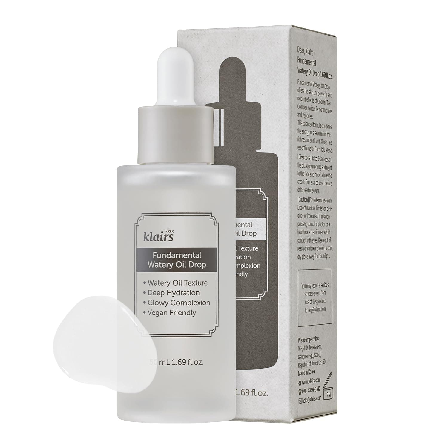 DearKlairs Fundamental Watery Oil Drop, 50 ml