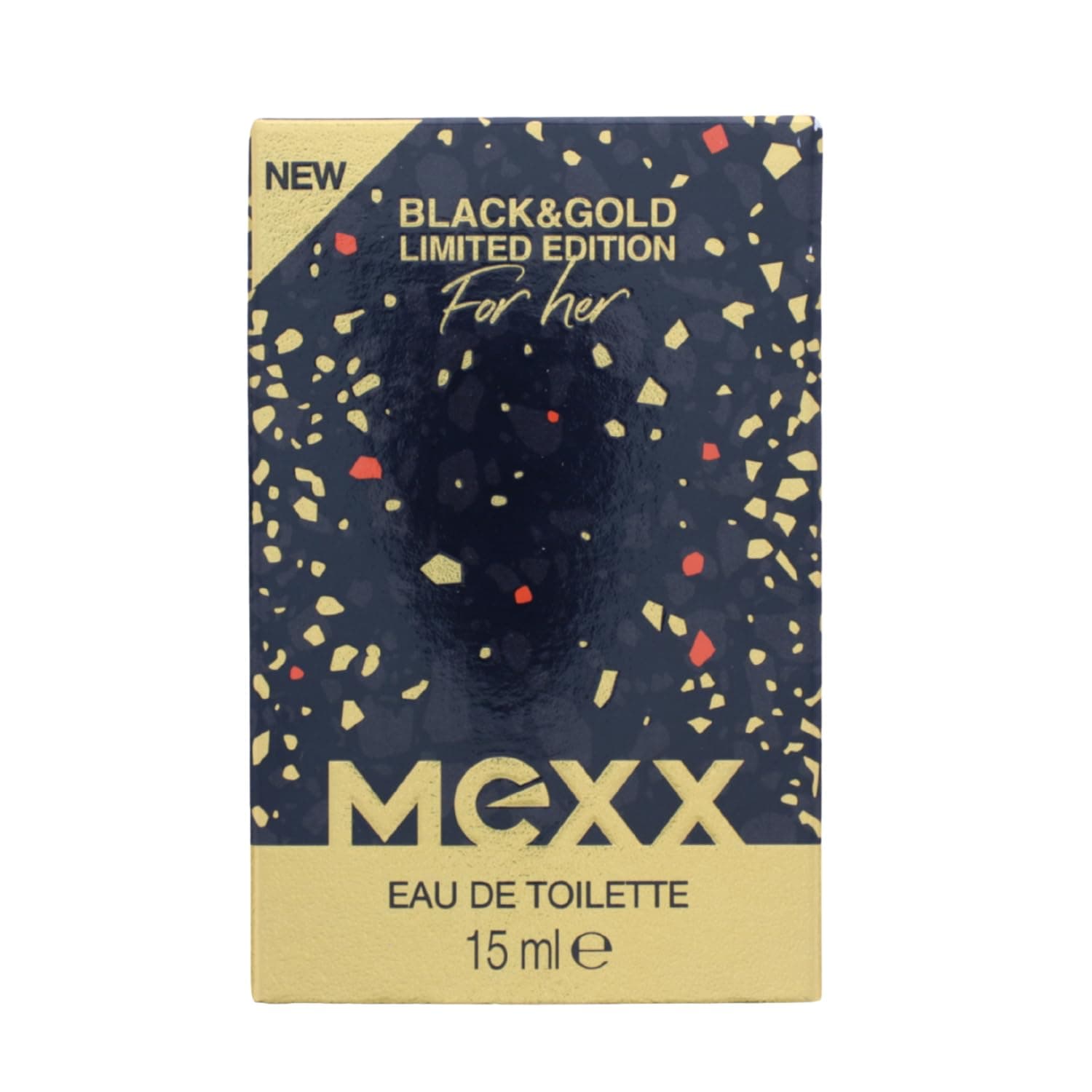 Mexx Black & Gold Limited Edition Woman Eau de Toilette, 15ml