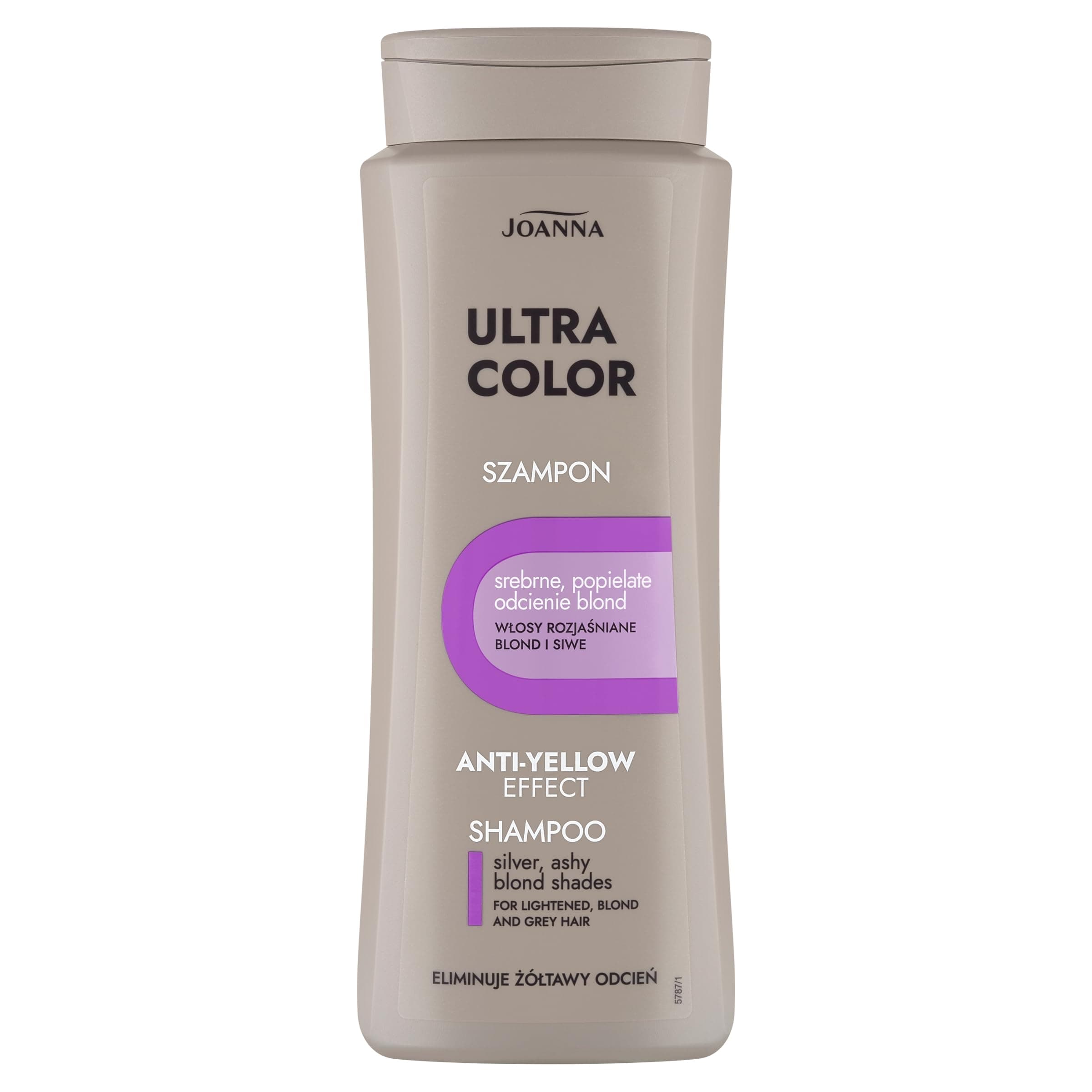 JOANNA Ultra Color Silber Šampūns pret dzelteniem toņiem sievietēm, 400 ml