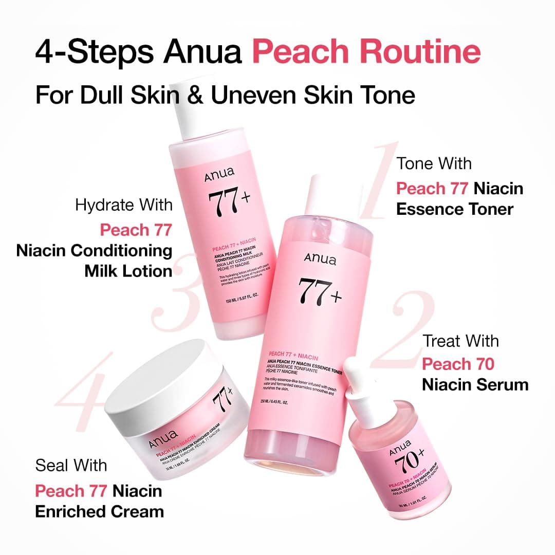 Anua Peach 77% Niacin Conditioning Milk, 150ml