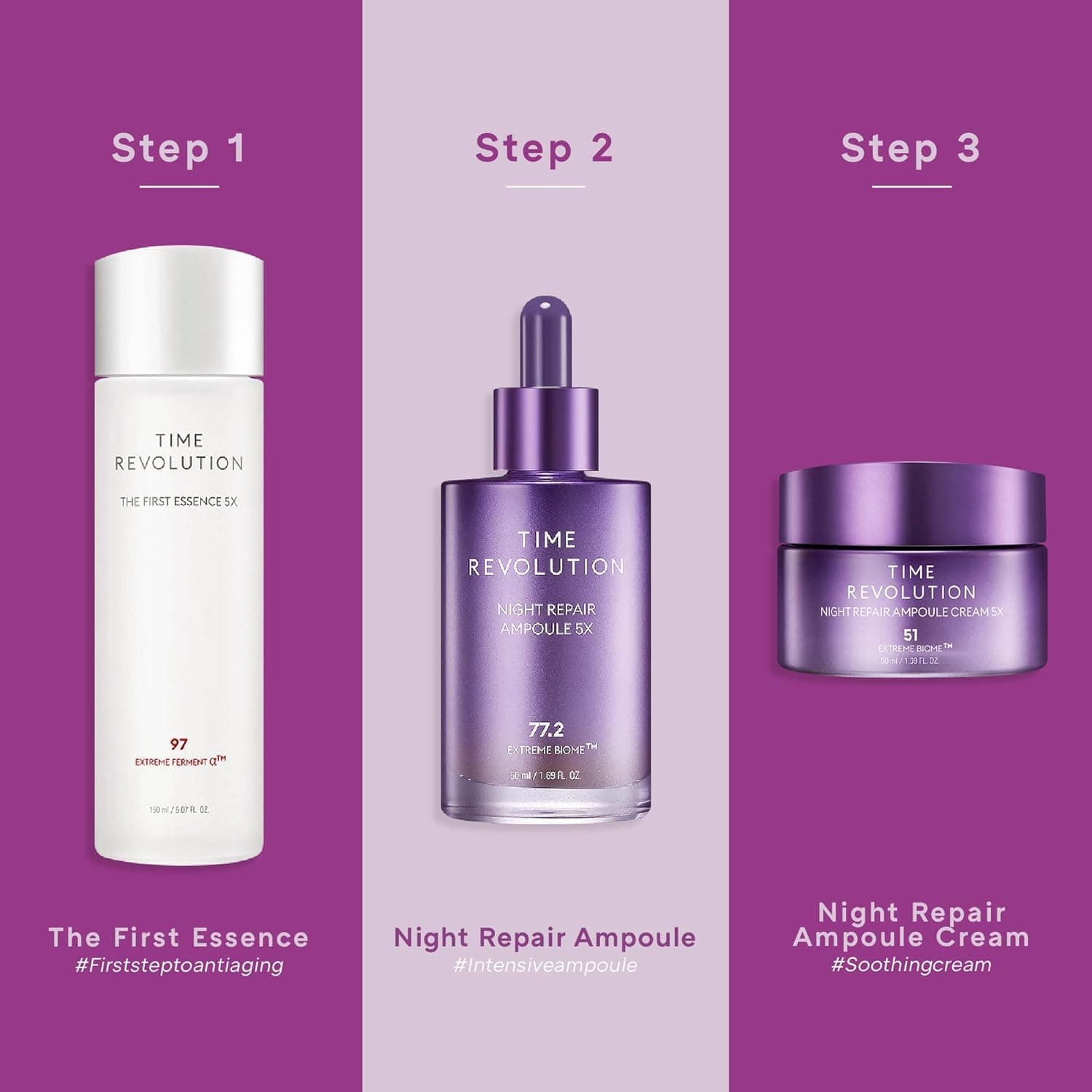 MISSHA Time Revolution Night Repair Ampoule Cream 5x