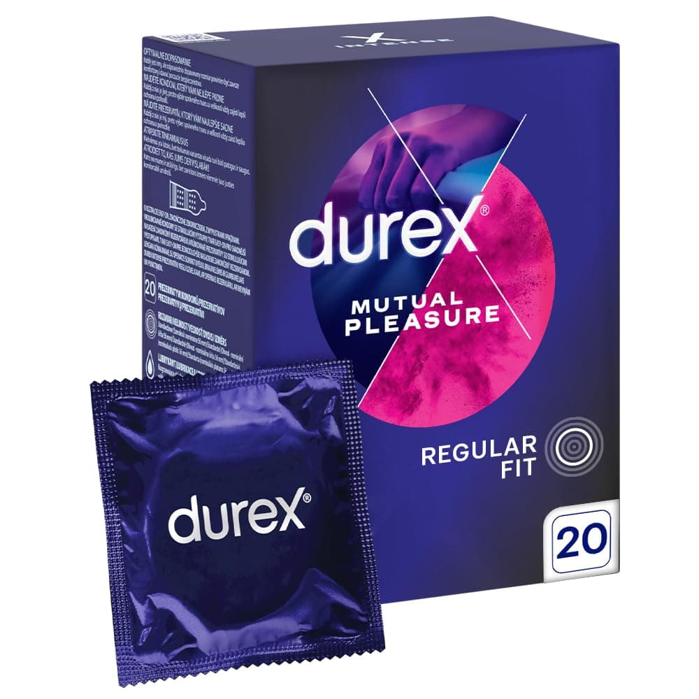 Durex Mutual Pleasure prezervatīvi ar aizkavējošo želeju