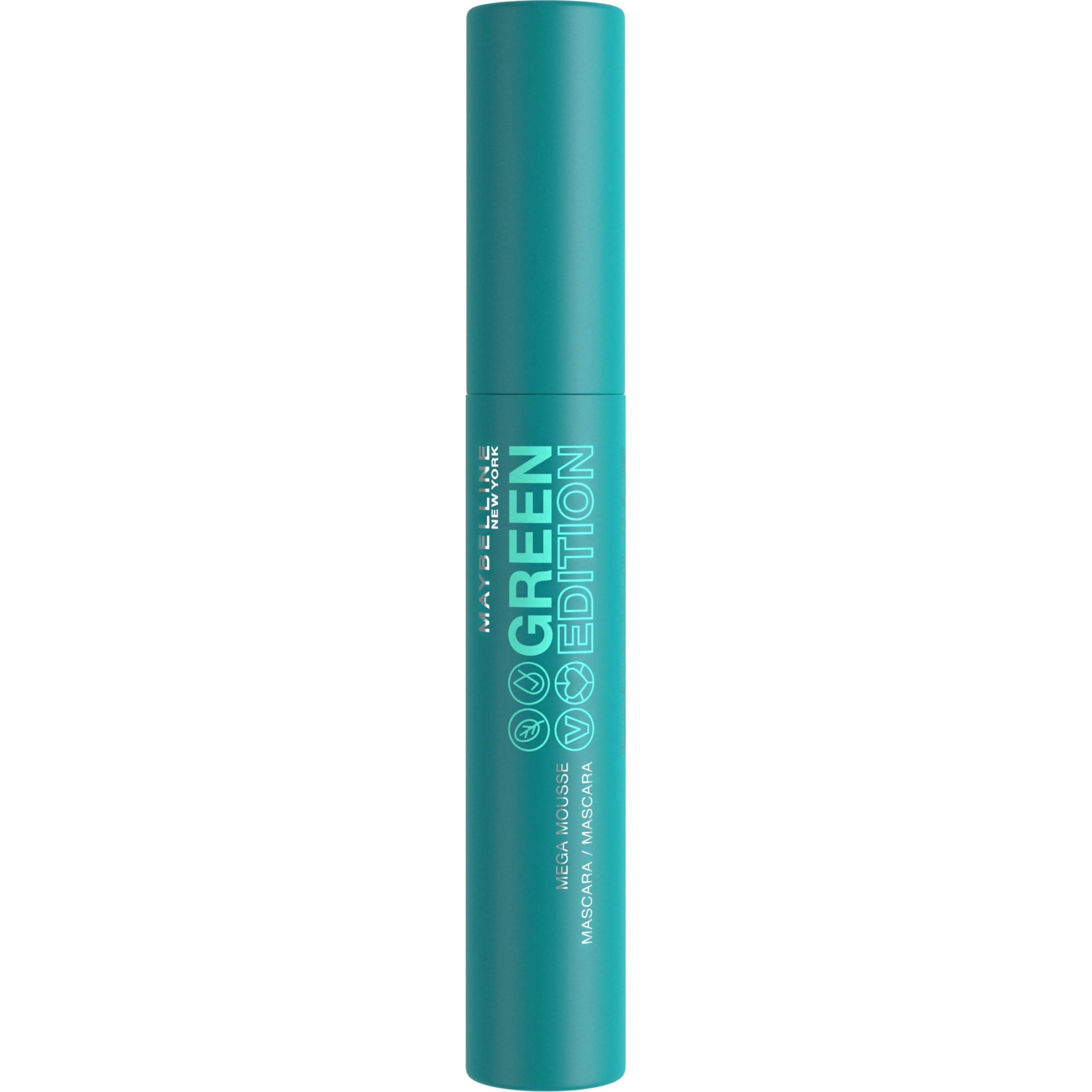 Maybelline New York Green Edition Mega skropstu tuša, 02 Very Black
