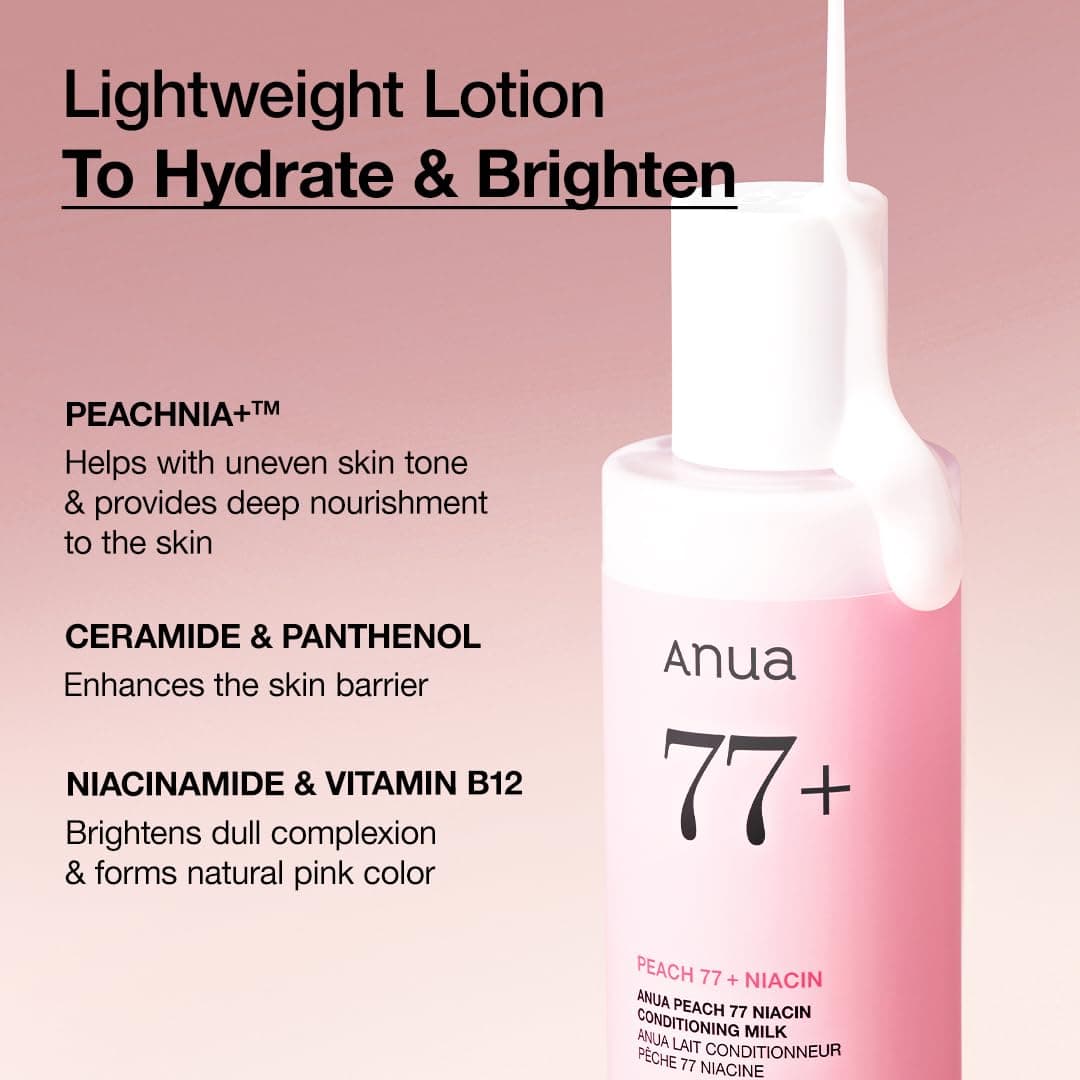 Anua Peach 77% Niacin Conditioning Milk, 150ml