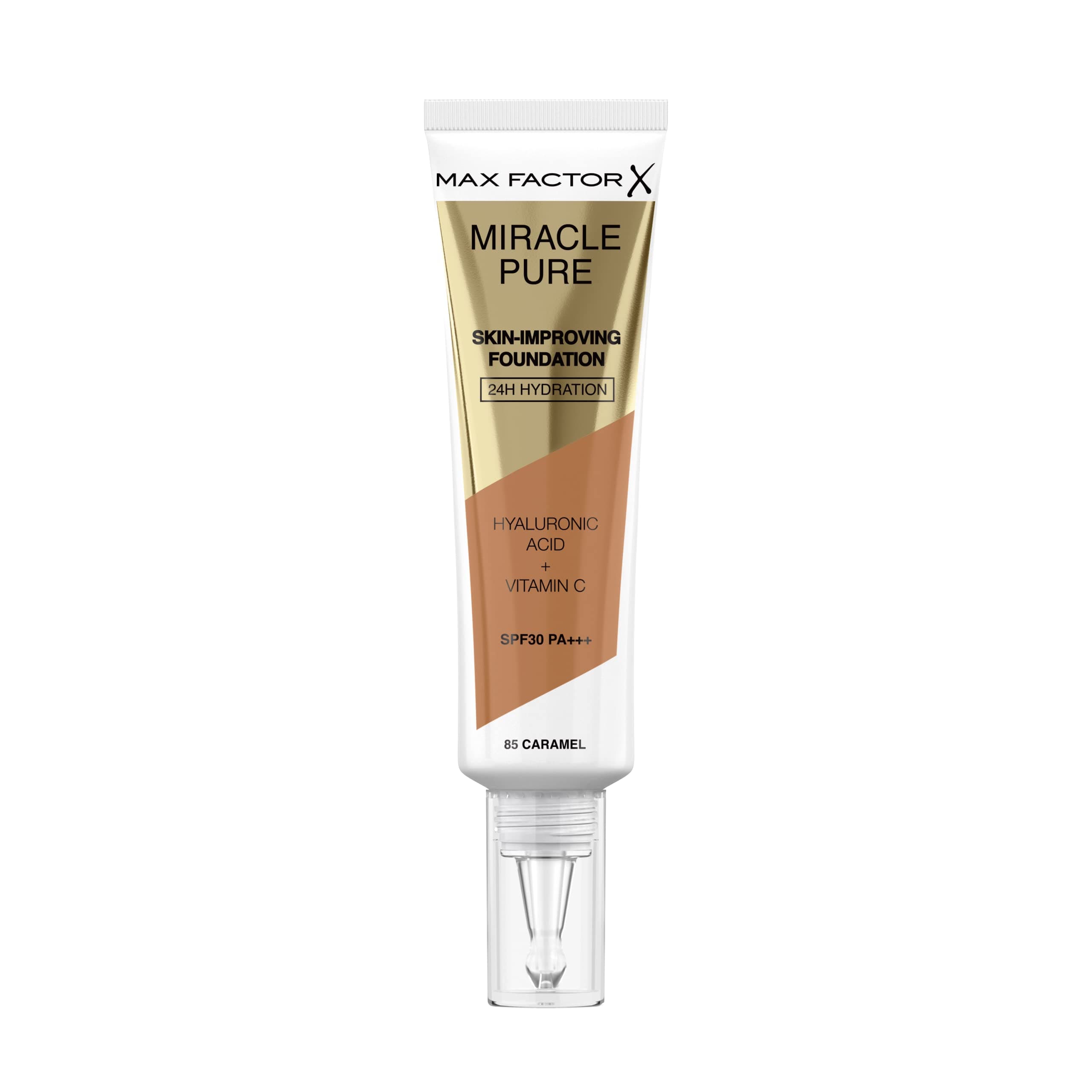 Max Factor Miracle Pure Skin Improving Foundation, Fb. 85 Caramel