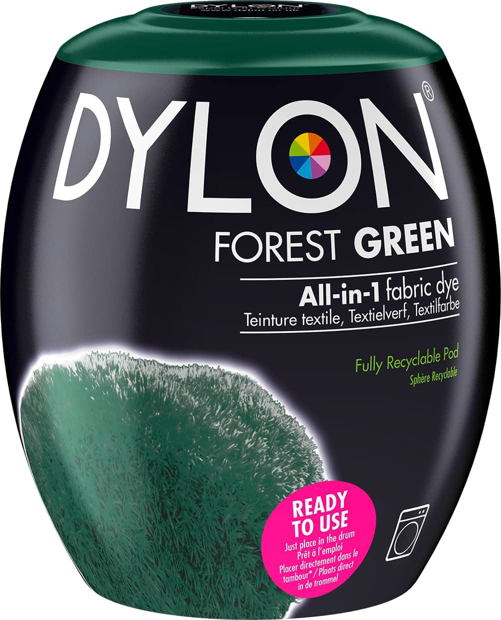 Dylon 350 g Maschinenfarbe Pod, meža zaļš