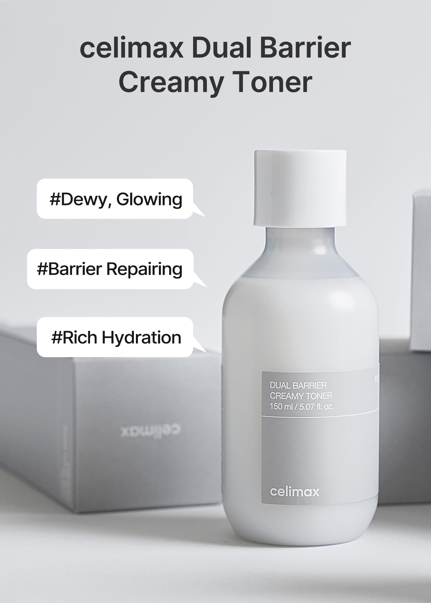 celimax Dual Barrier Creamy Toner, 150ml