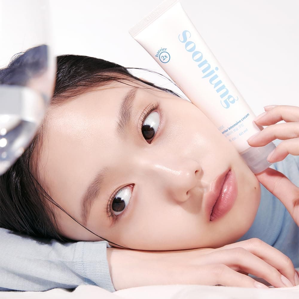ETUDE SoonJung 2x Barrier Intensive Creme (Neu, 59,14 ml), Gesichtscreme, Sheabutter feuchtigkeitsspendende Gesichtscreme für empfindliche Haut, Wasser-Öl-Gleichgewicht & Panthenol für geschädigte