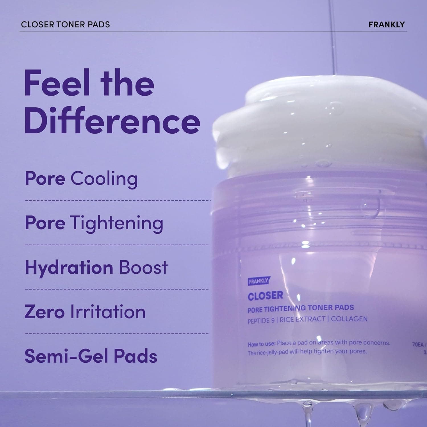 FRANKLY Pore Closer Tonerpads