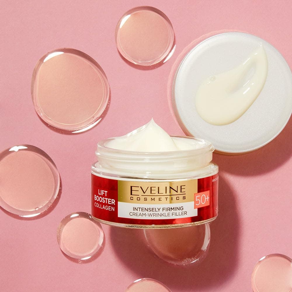 Eveline Cosmetics Lift Booster Kollagen Straffende Faltenauffüllcreme 50+