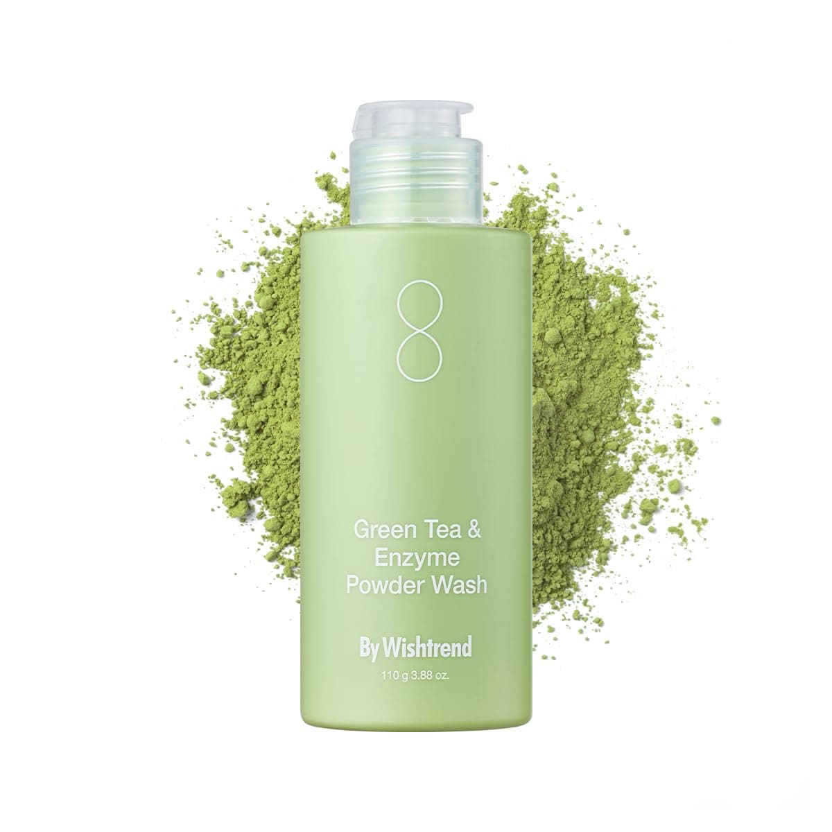 BY WISHTREND Green Tea & Enzyme Pulver sejas tīrīšanai