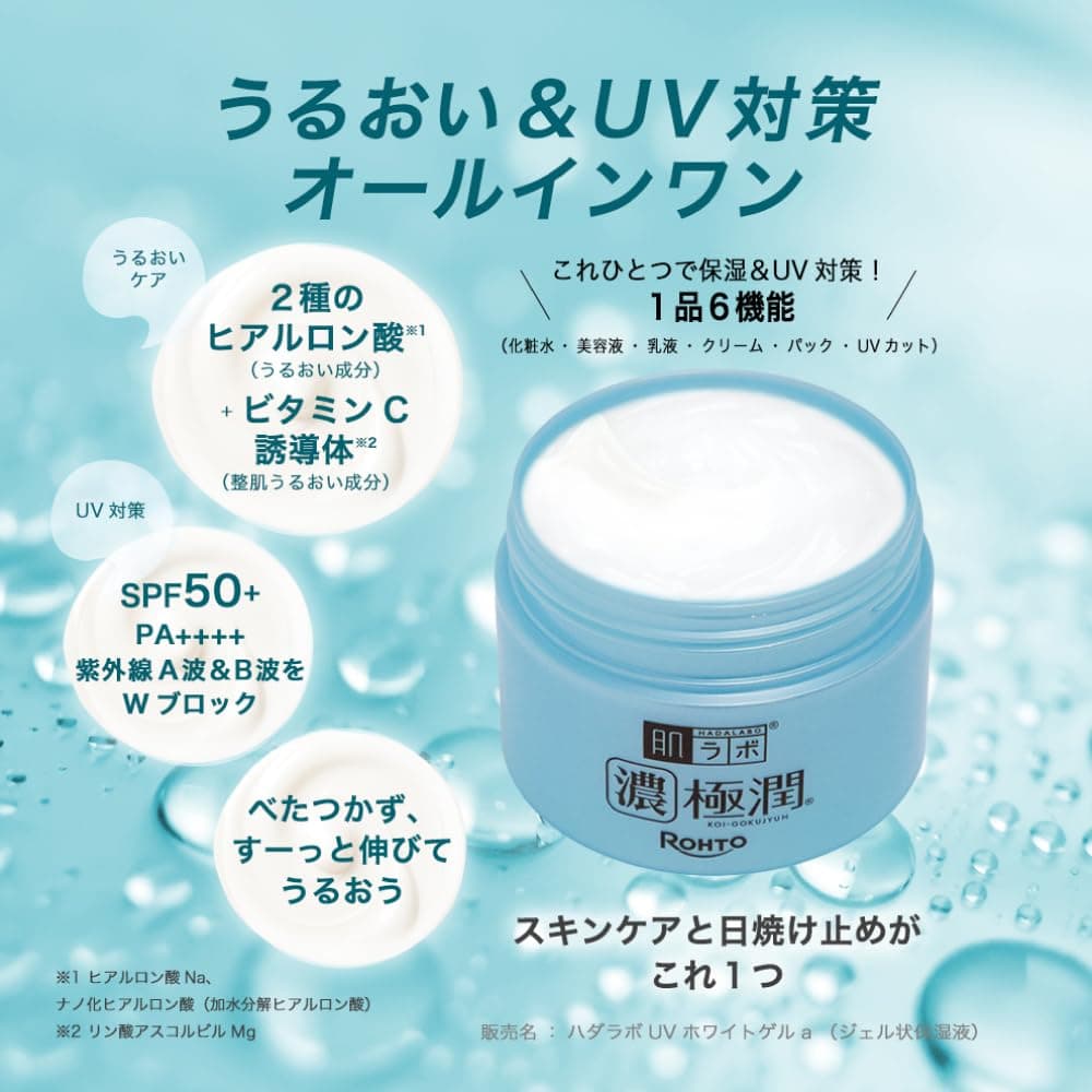 Hada Labo Gokujyun UV White Gel SPF50+ PA++++