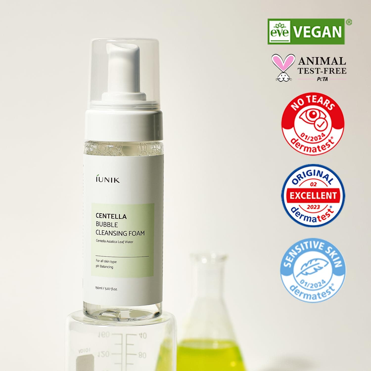 iUNIK Centella Bubble Cleansing Foam 150 ml