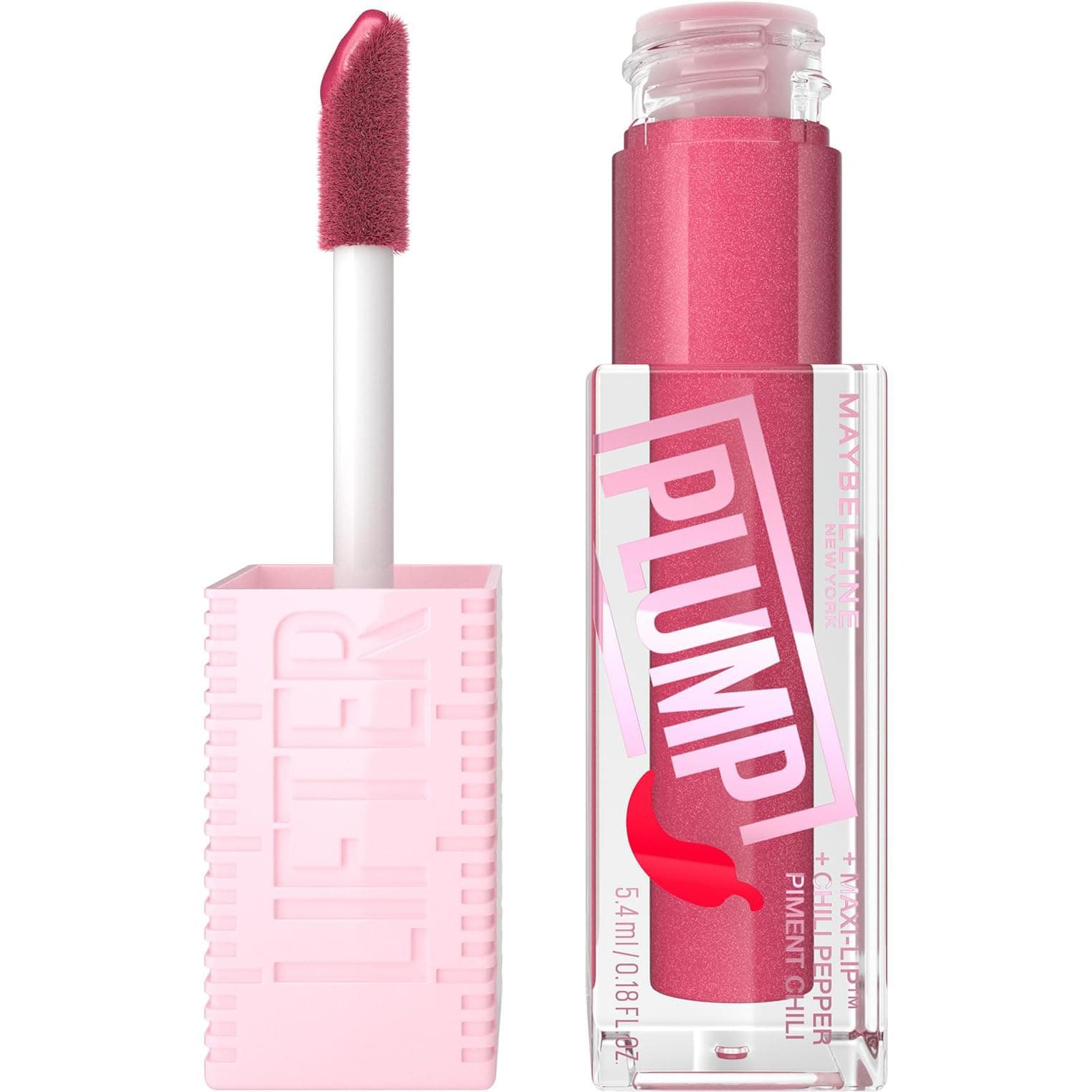Maybelline New York Lifter Plump Lūpu spīdums Nr. 002 Mauve Bite