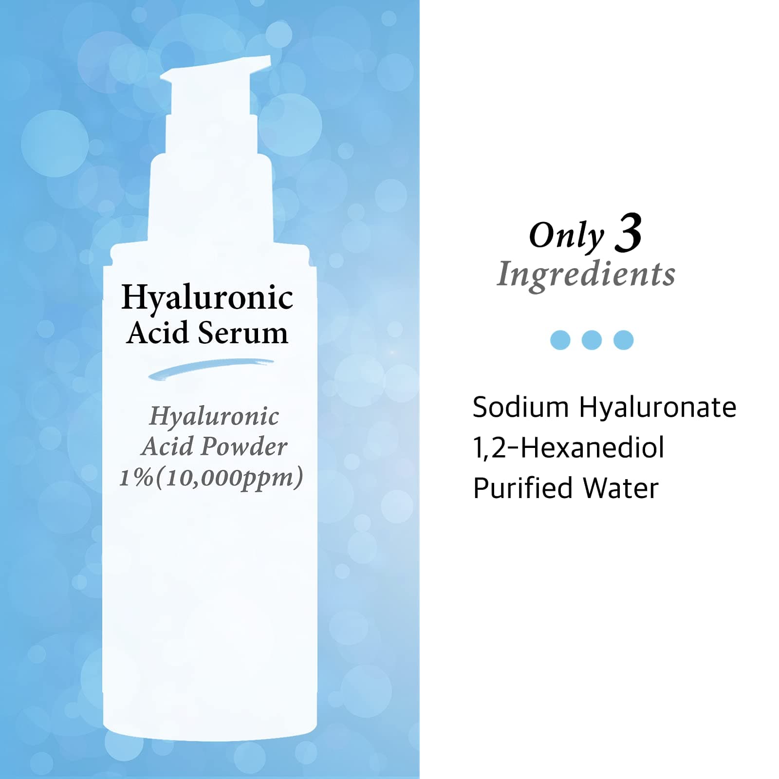 Cos De BAHA Hyaluronskābes serums ar 10 000 ppm nātrija hialuronāta