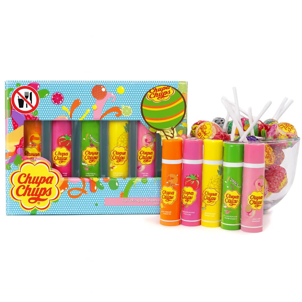 Corsair Toiletries Chupa Chups Lūpu Balzamu Kolekcija (5 garšas)