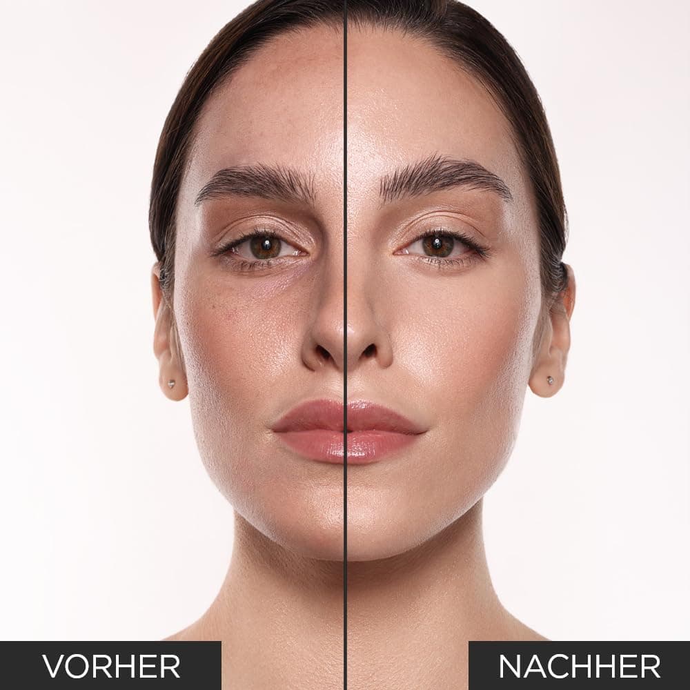 Eveline Cosmetics Wonder Match luxuriöse adaptive Foundation, aufbaubare Deckkraft, Satin-Finish, ölfreie Formel mit Hyaluronsäure, Thermalwasser und Acai-Extrakt, 30 ml