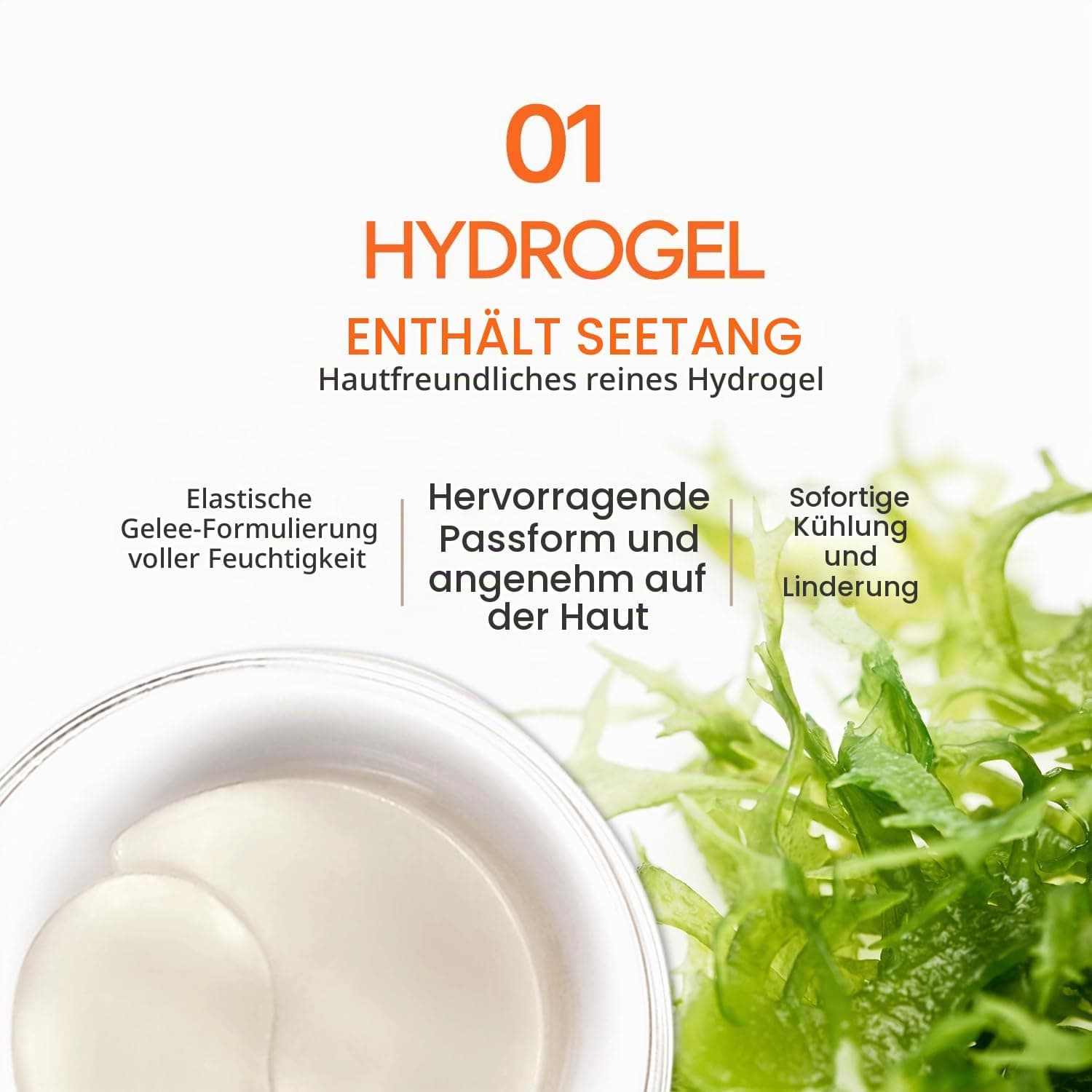 Petitfee 98% Hydro Gel Collagène & CoQ10 Hydrogel Eye Patch