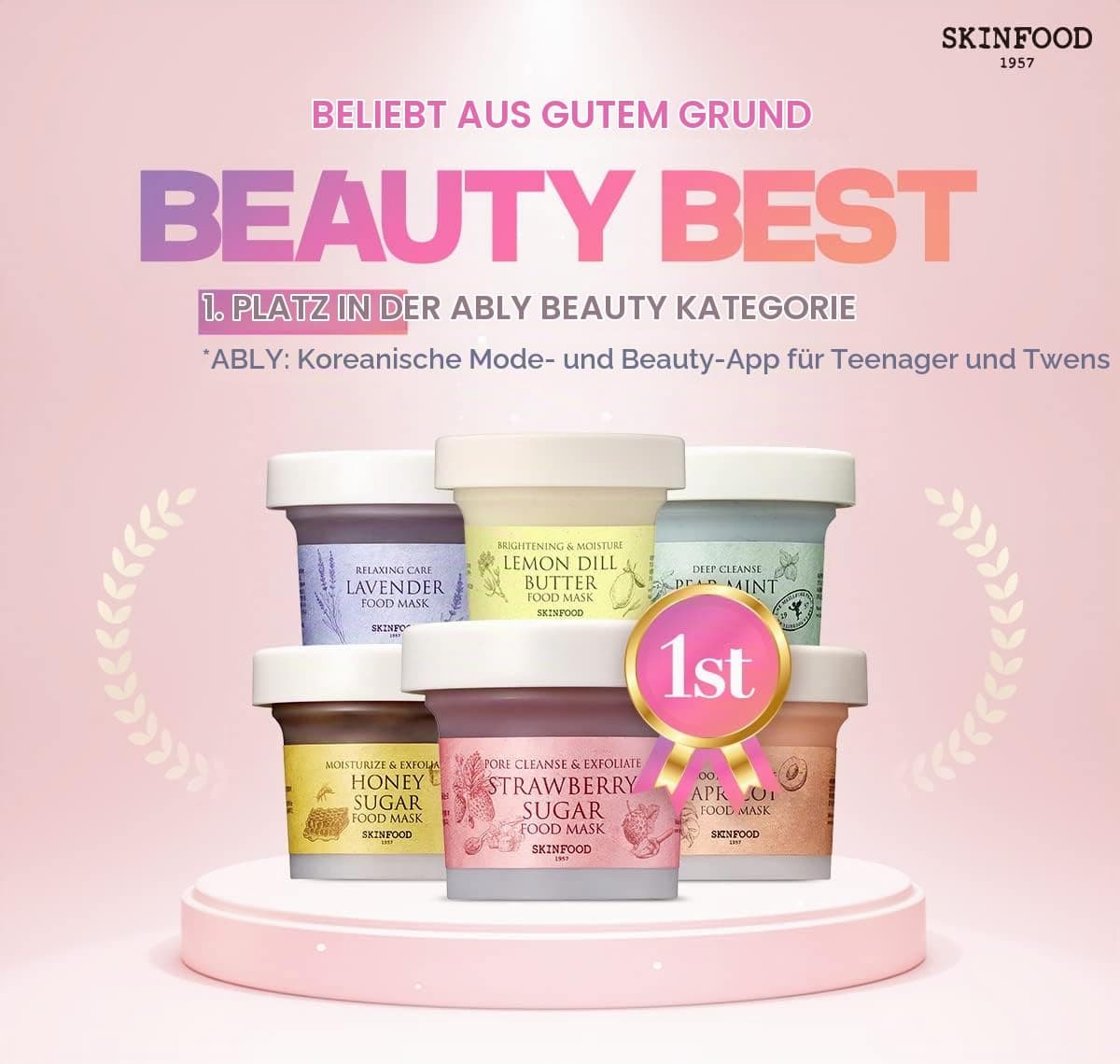 SKINFOOD 1957 Pear Mint Lebensmittel Maske 120g