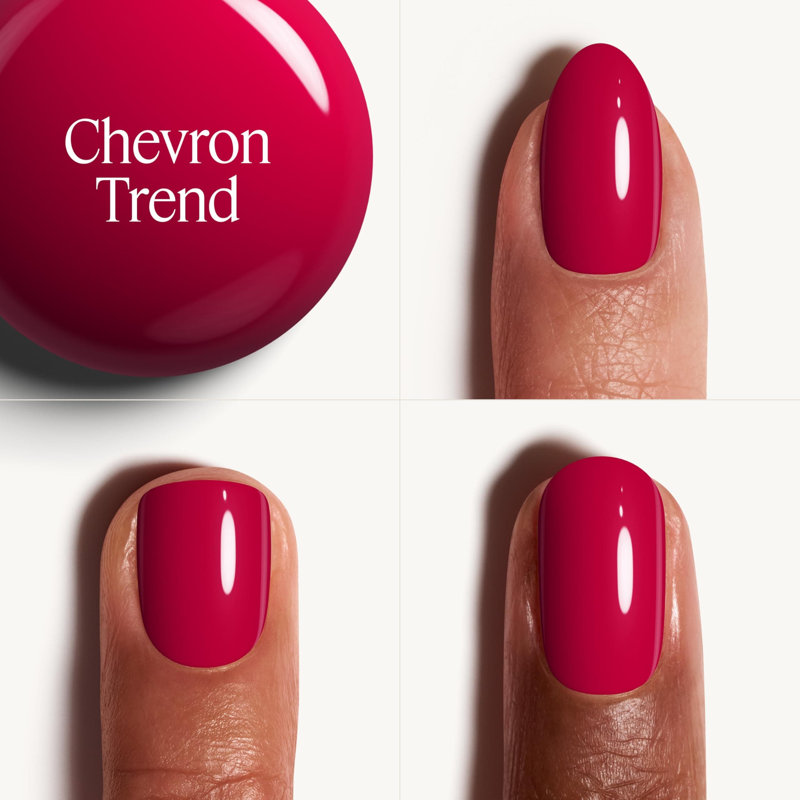 essie Gel Couture Nagellack, Nr. 541 chevron trend, Rot